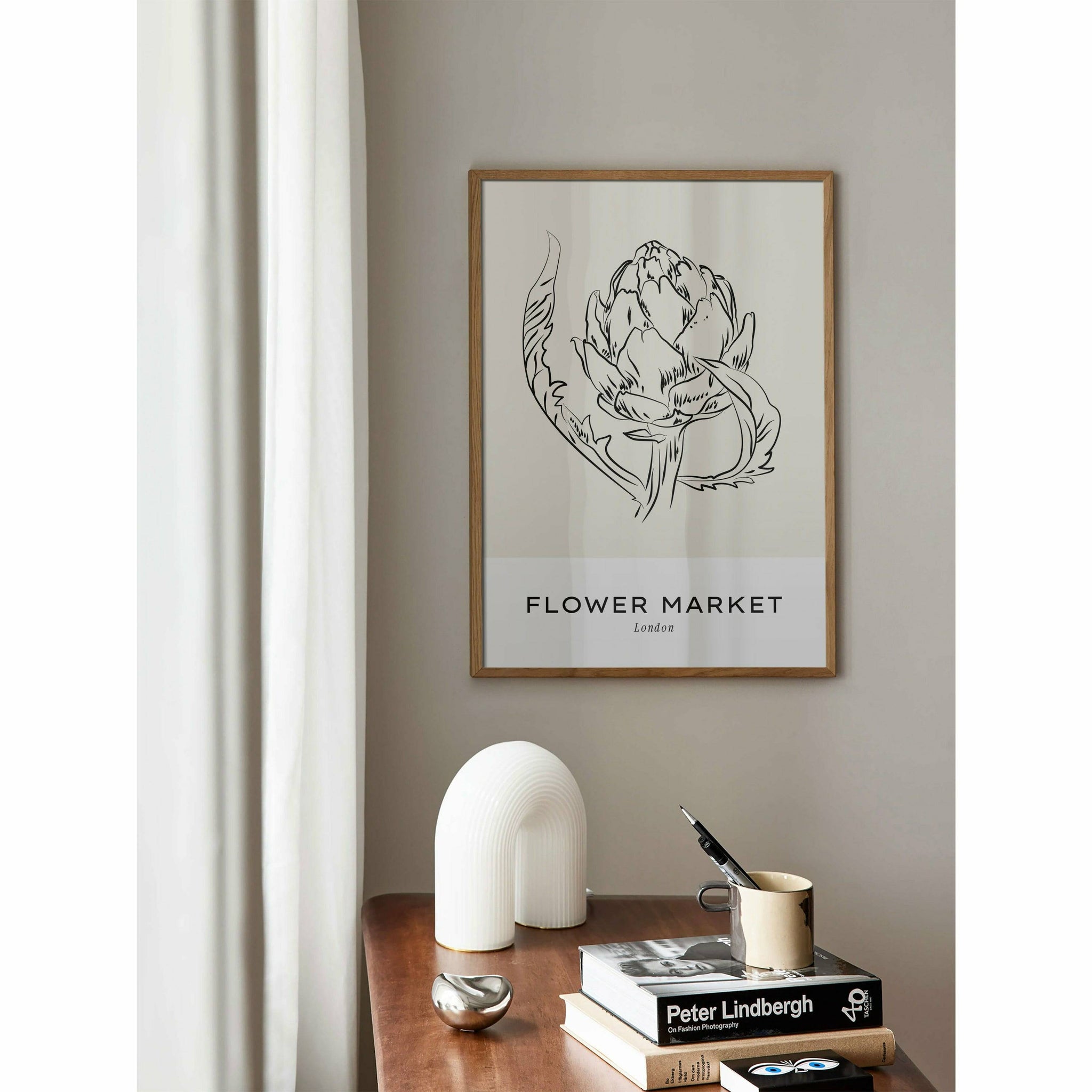 Artichoke Flower Poster