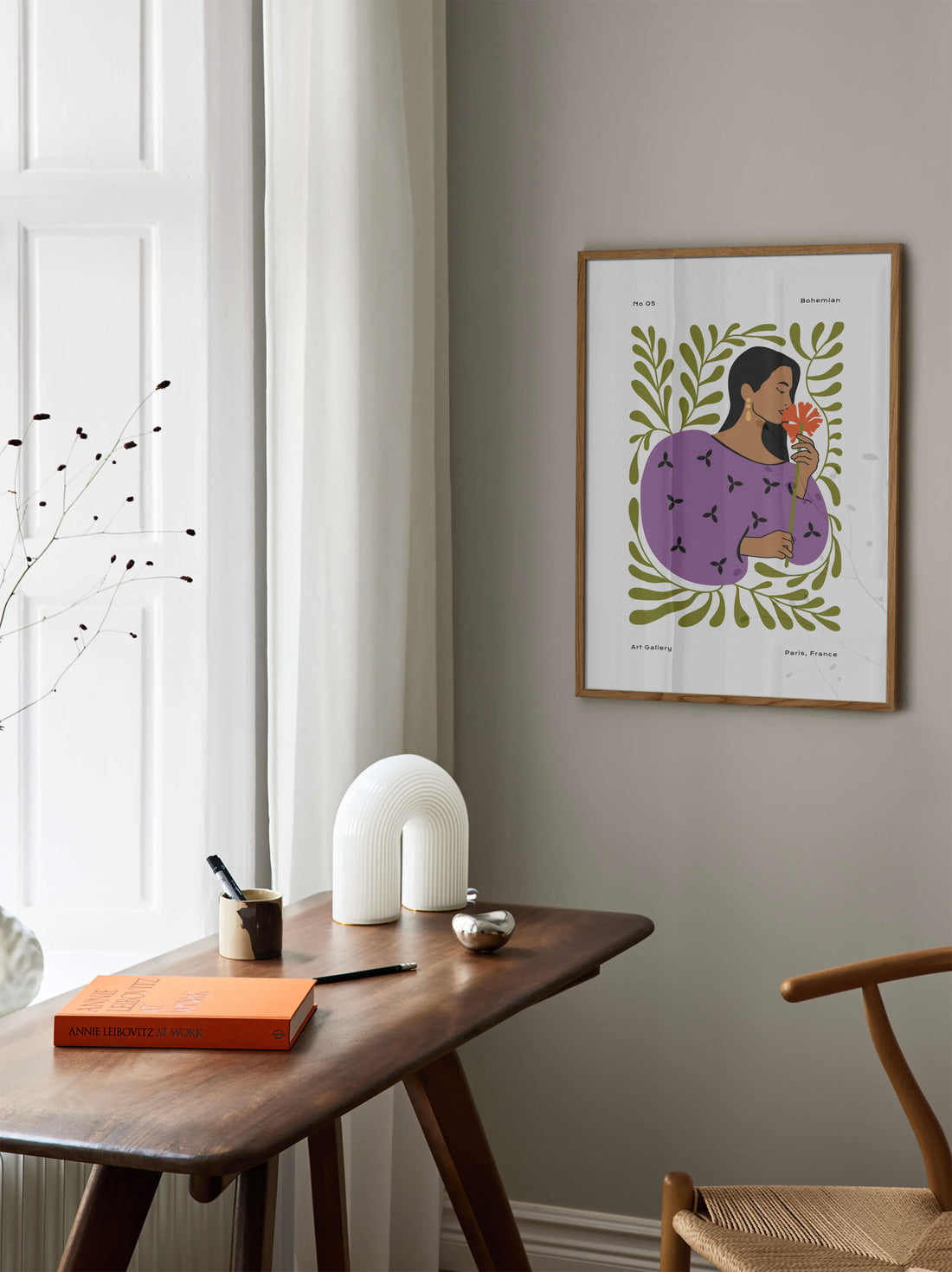 Bohemian Print of Woman