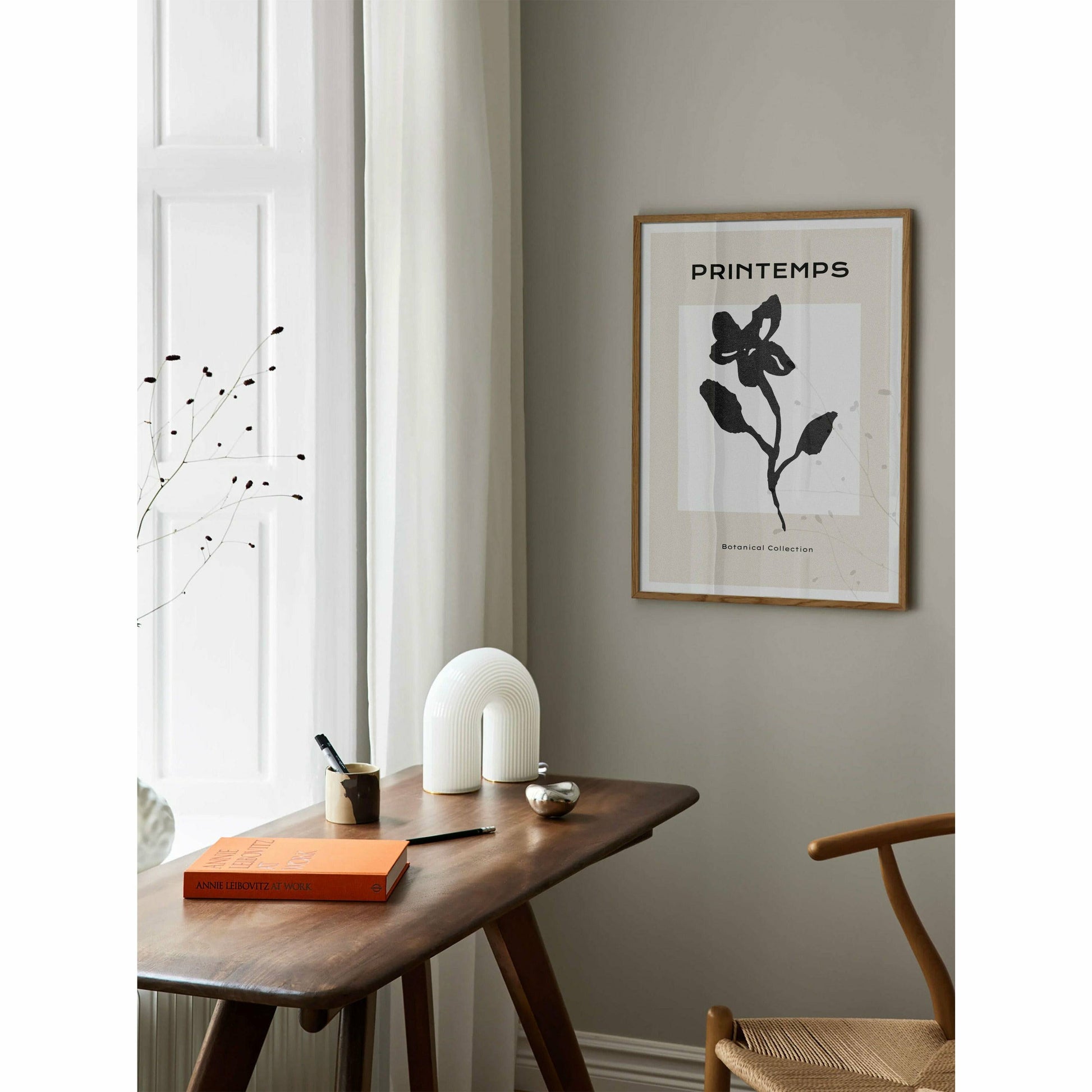Shadow Flower Poster