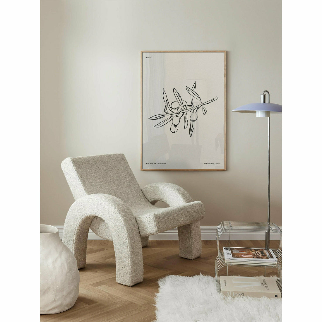 Olive Branch Berries Poster