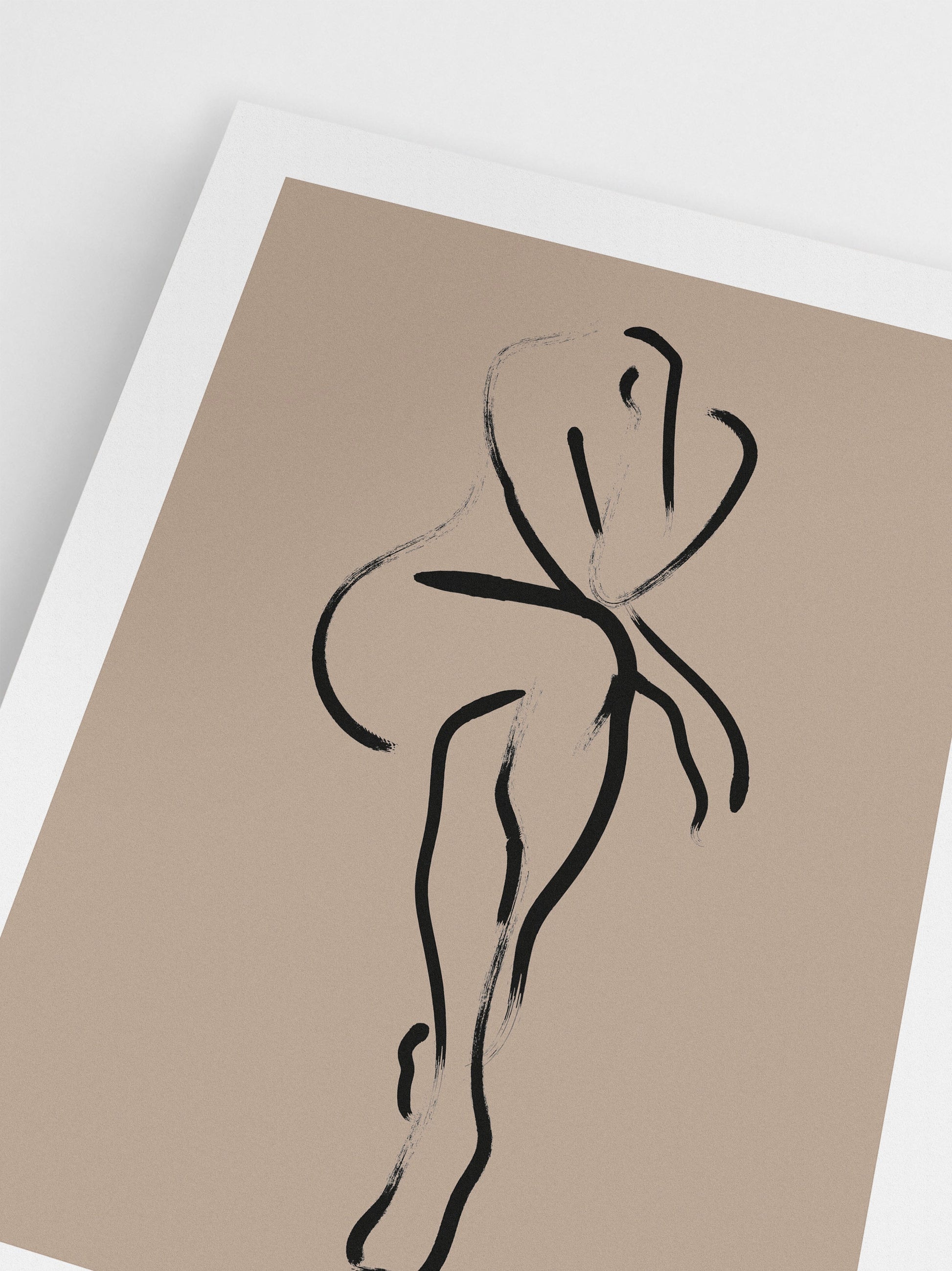 Woman’s Line Drawing Poster
