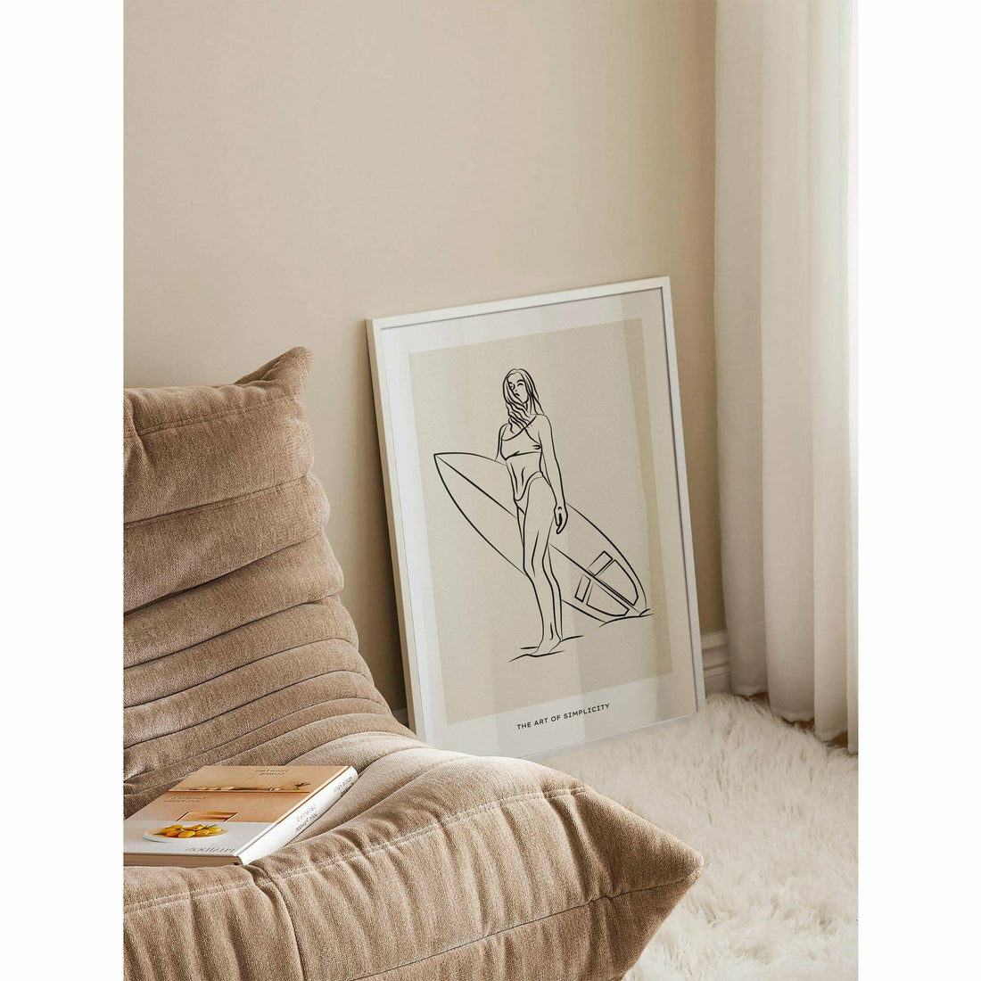 Surfer Girl Bedroom Poster