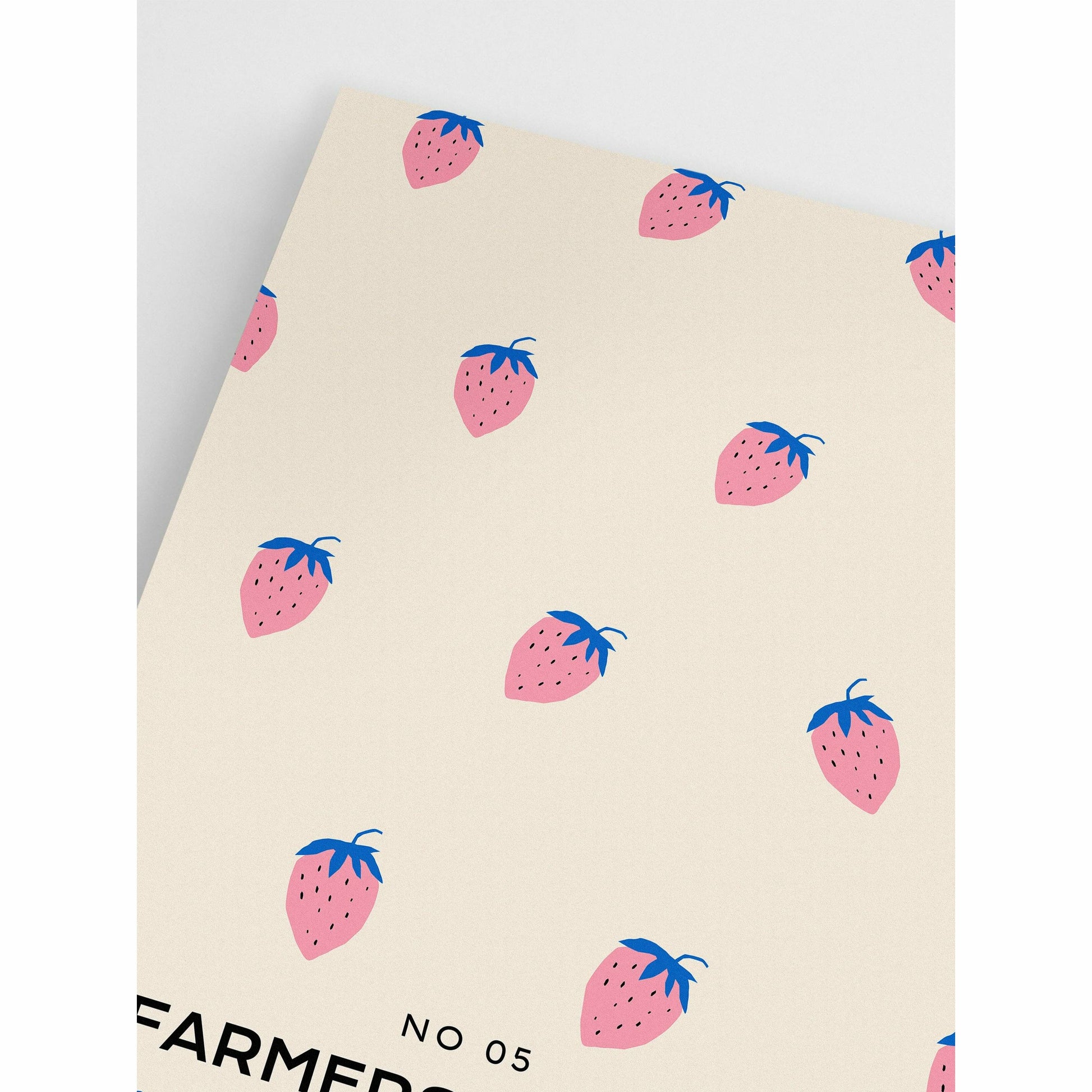 Strawberry Digital Poster