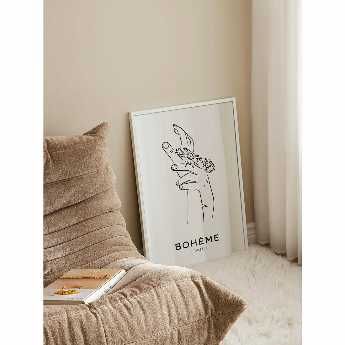 Floral Hands Poster