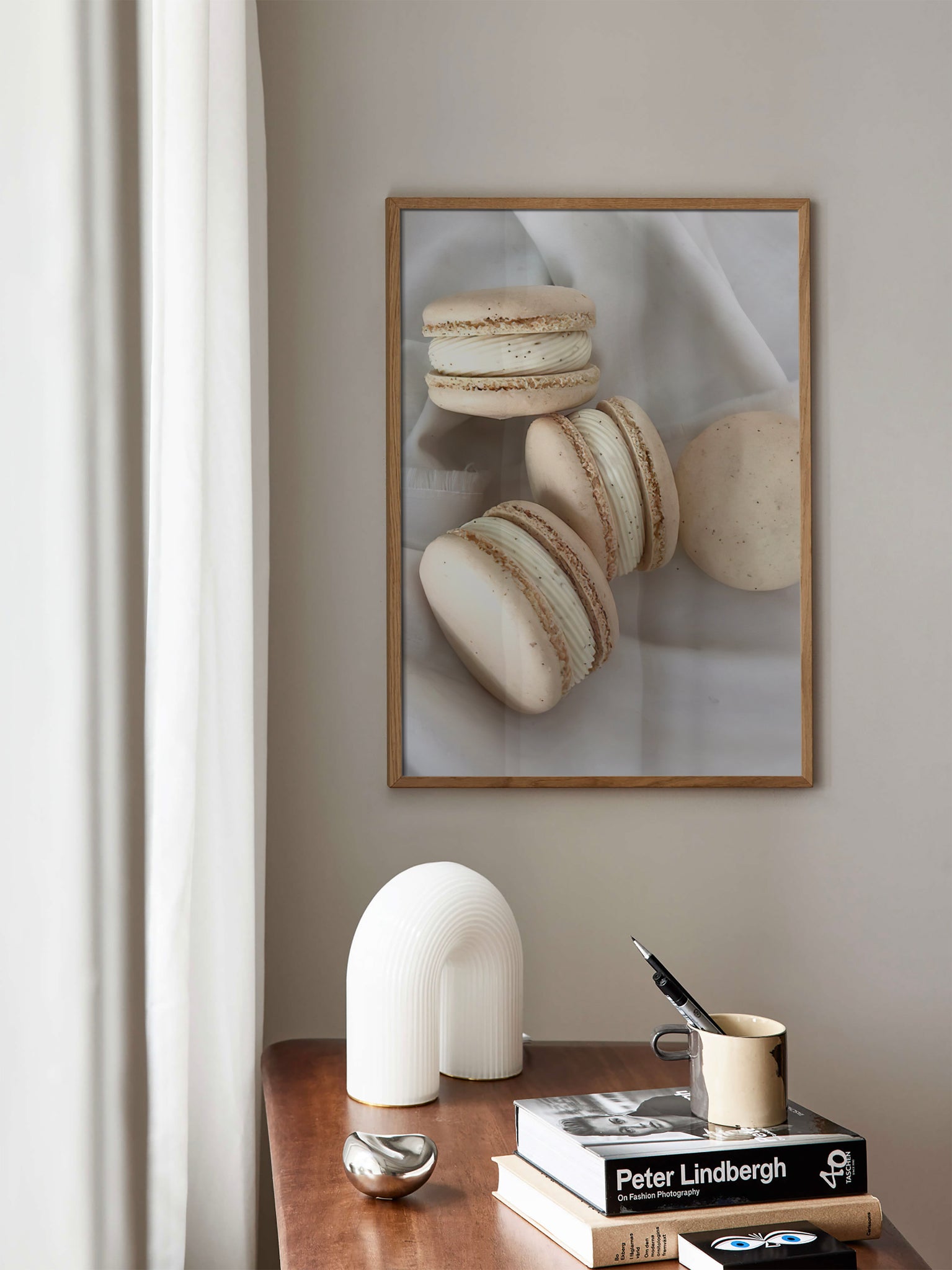 Beige Macarons poster