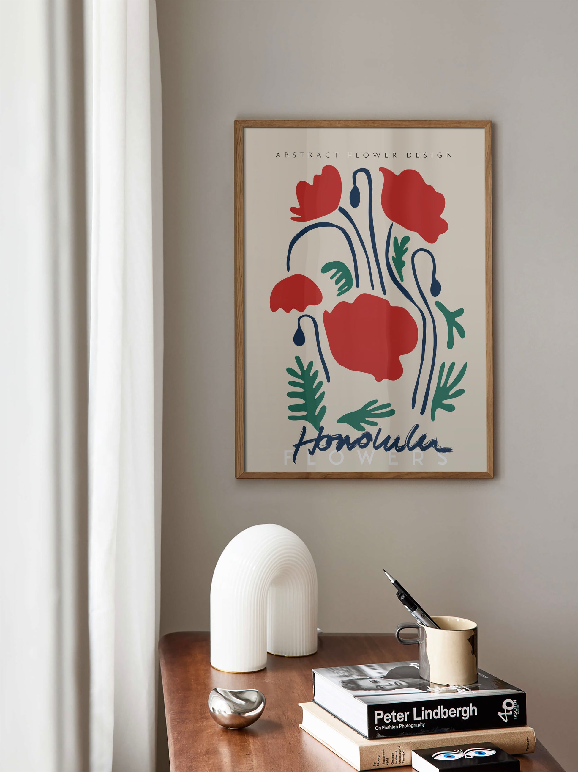 Honolulu Flowers Poster