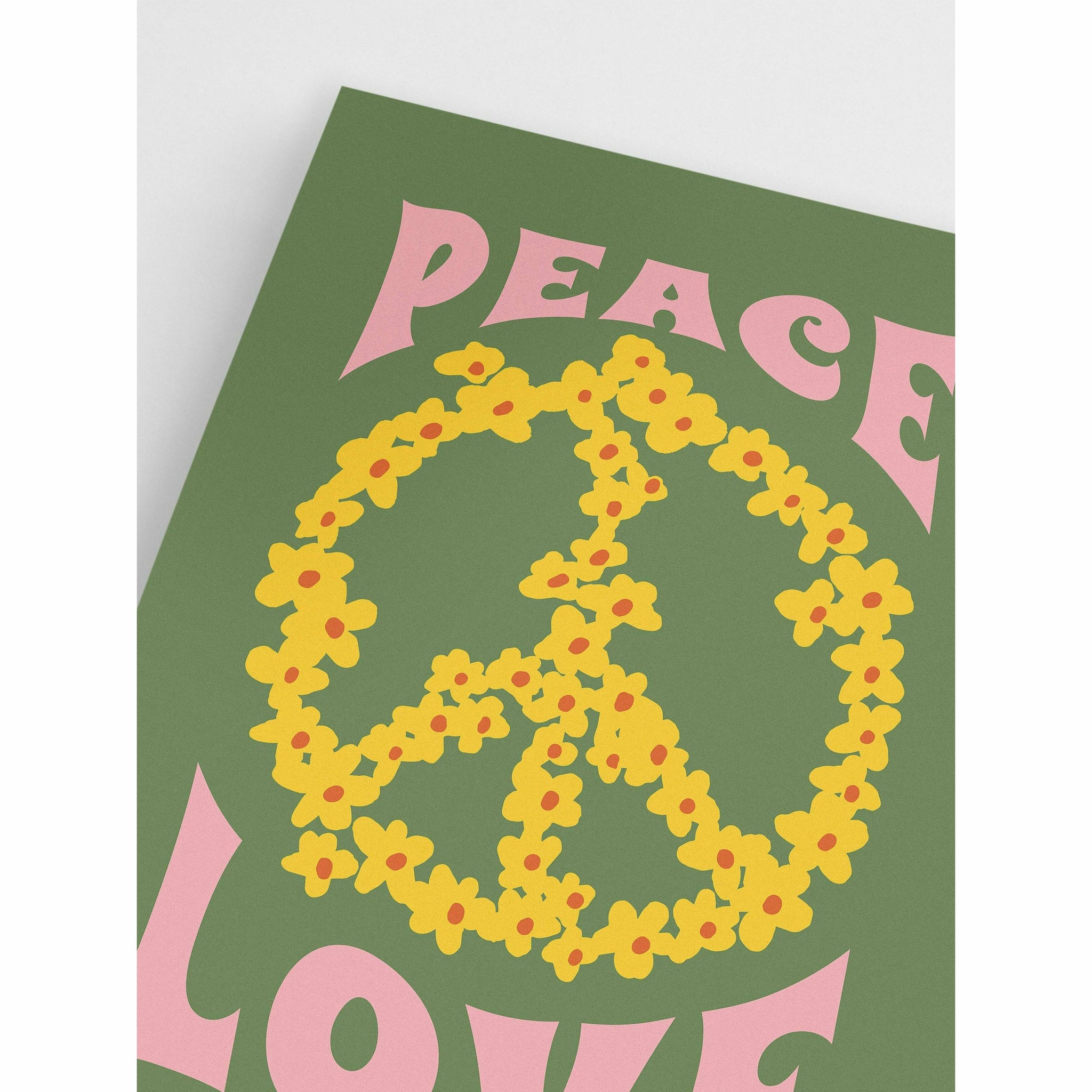 Hippie Green Poster
