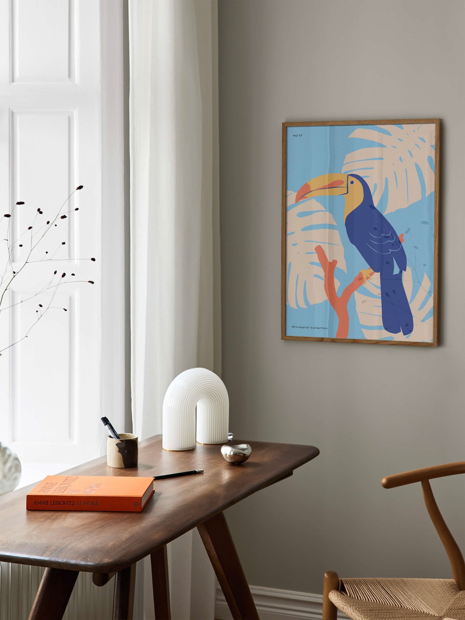 Tropical Parrot Poster
