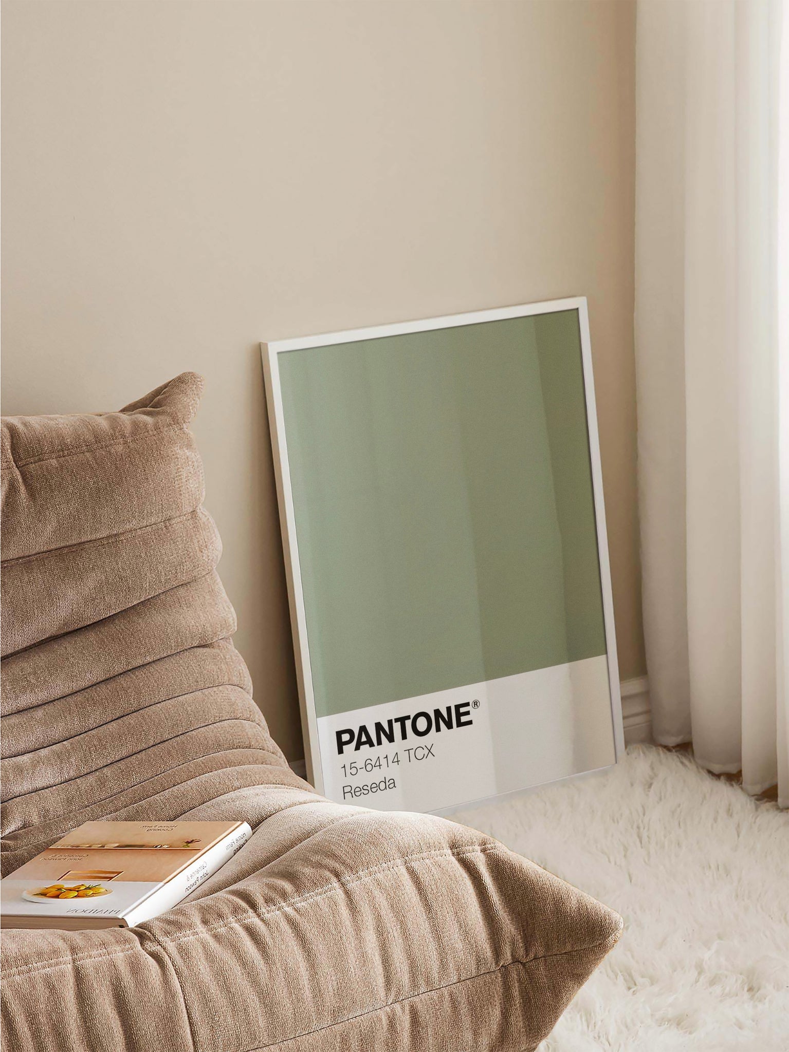 Pantone Reseda Wall Art