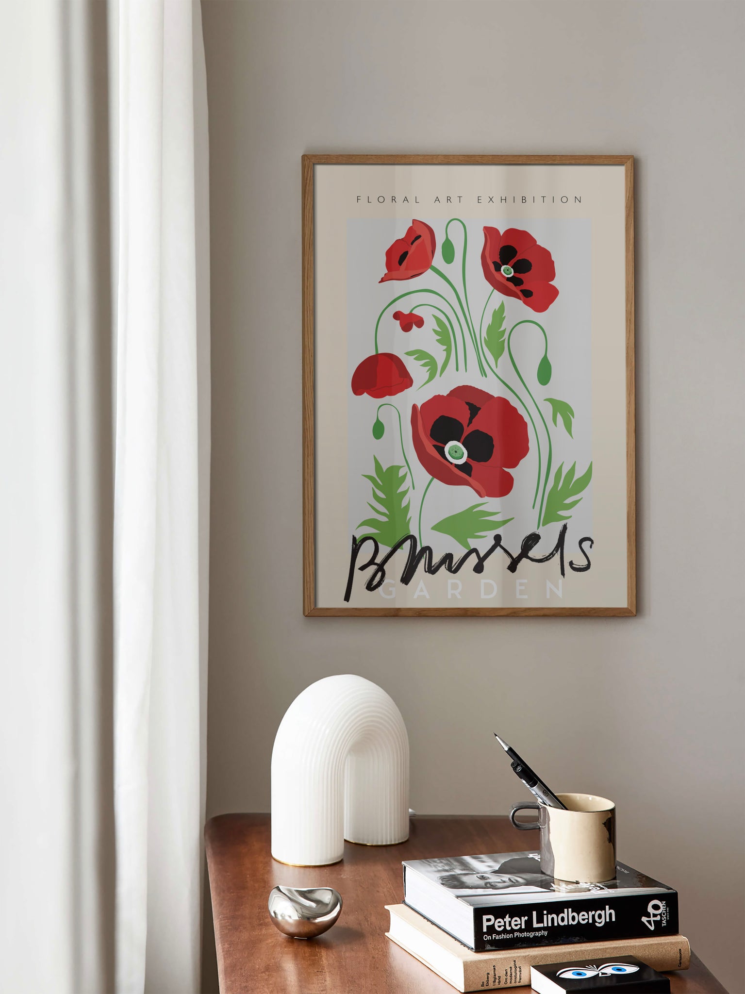 Brussels Garden Poster