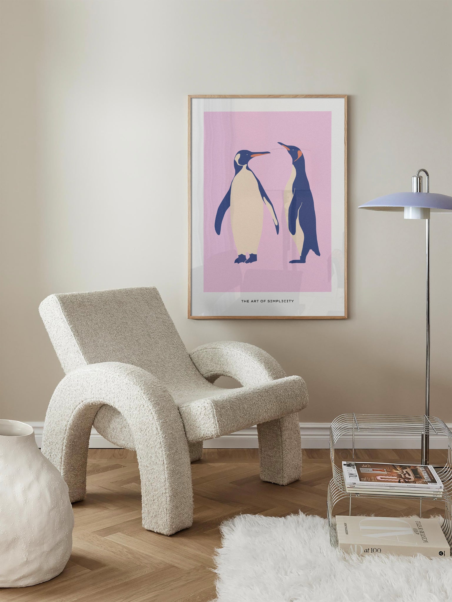 Tropical Penguins Poster