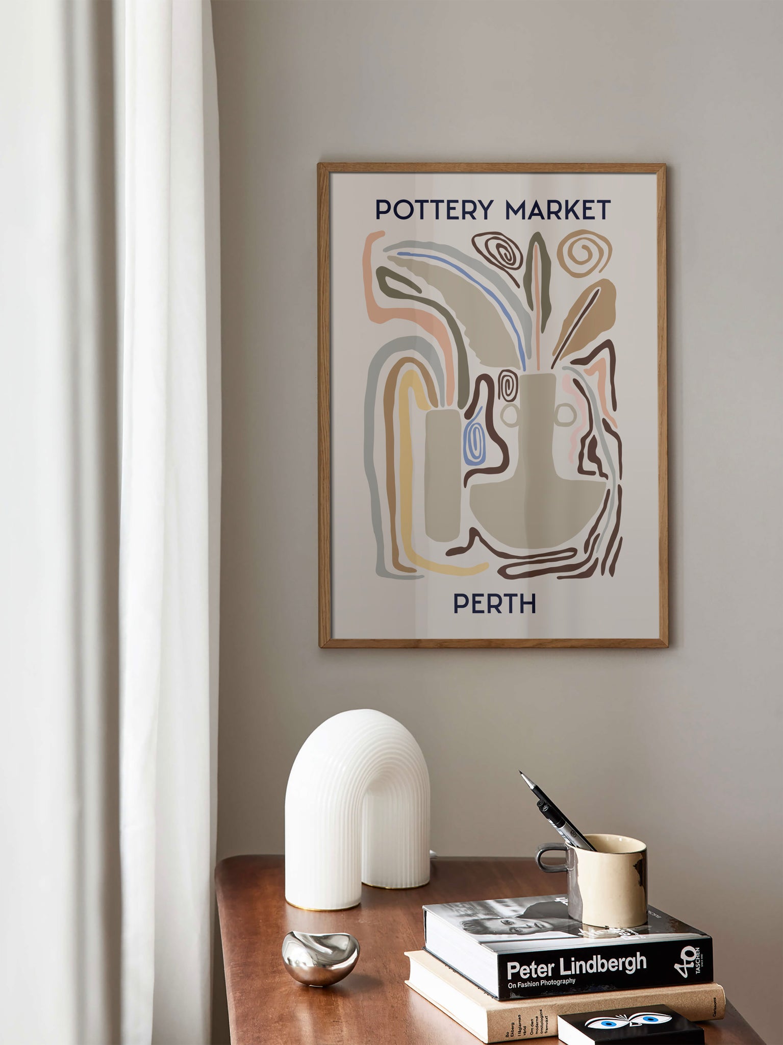 Perth Pottery Market Poster