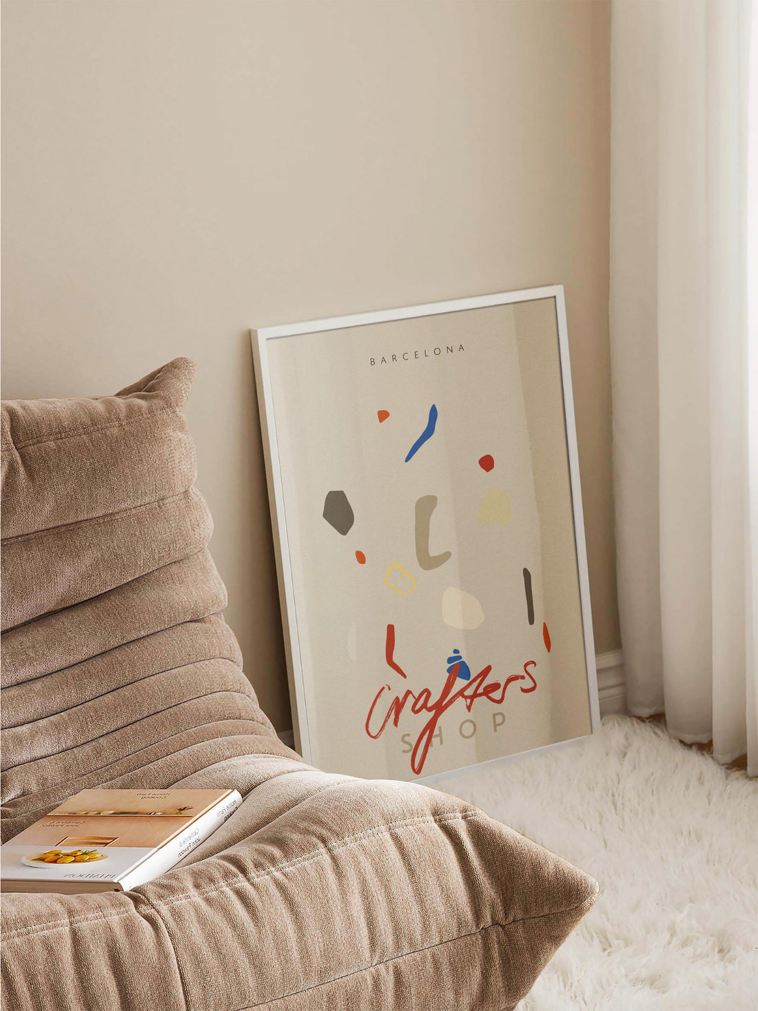 Barcelona Crafters Shop Poster