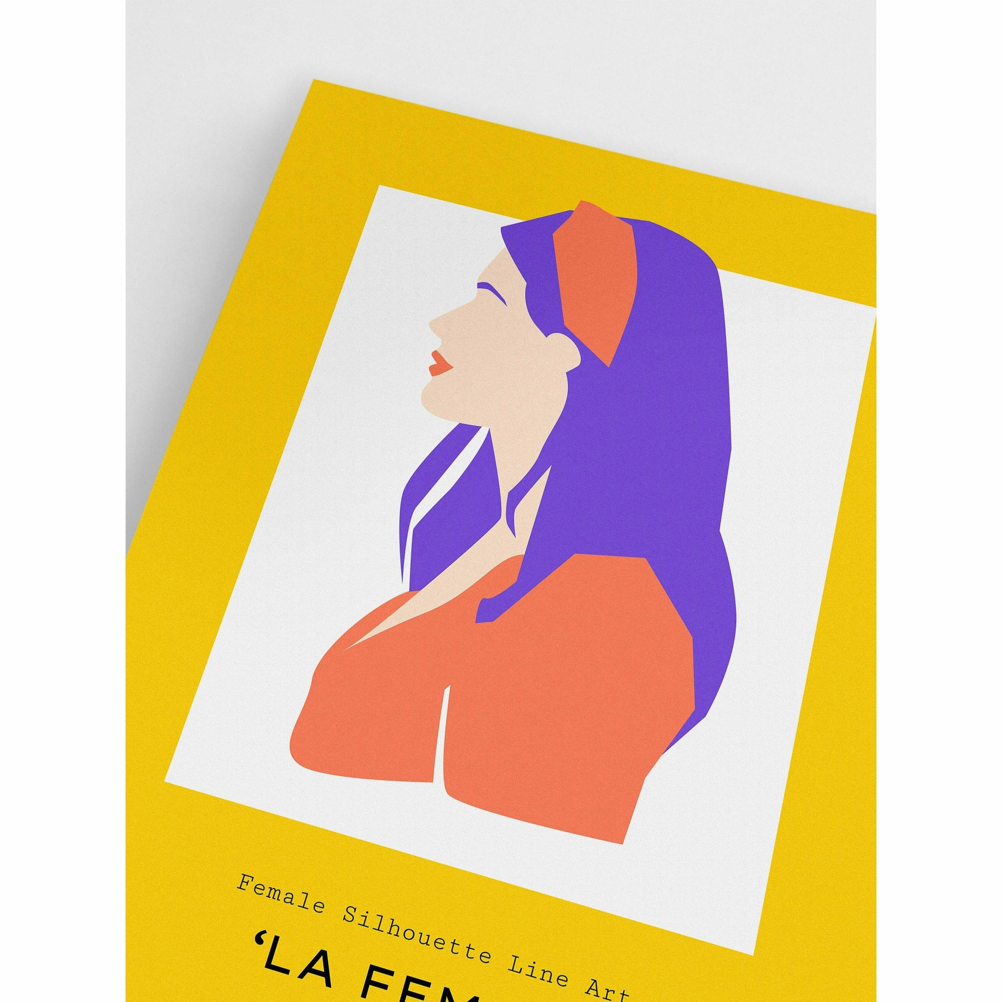 Female Line Art Poster