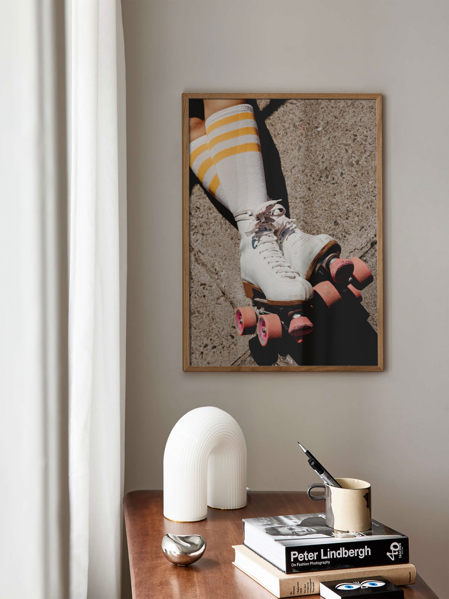 Rollerskates poster wall art