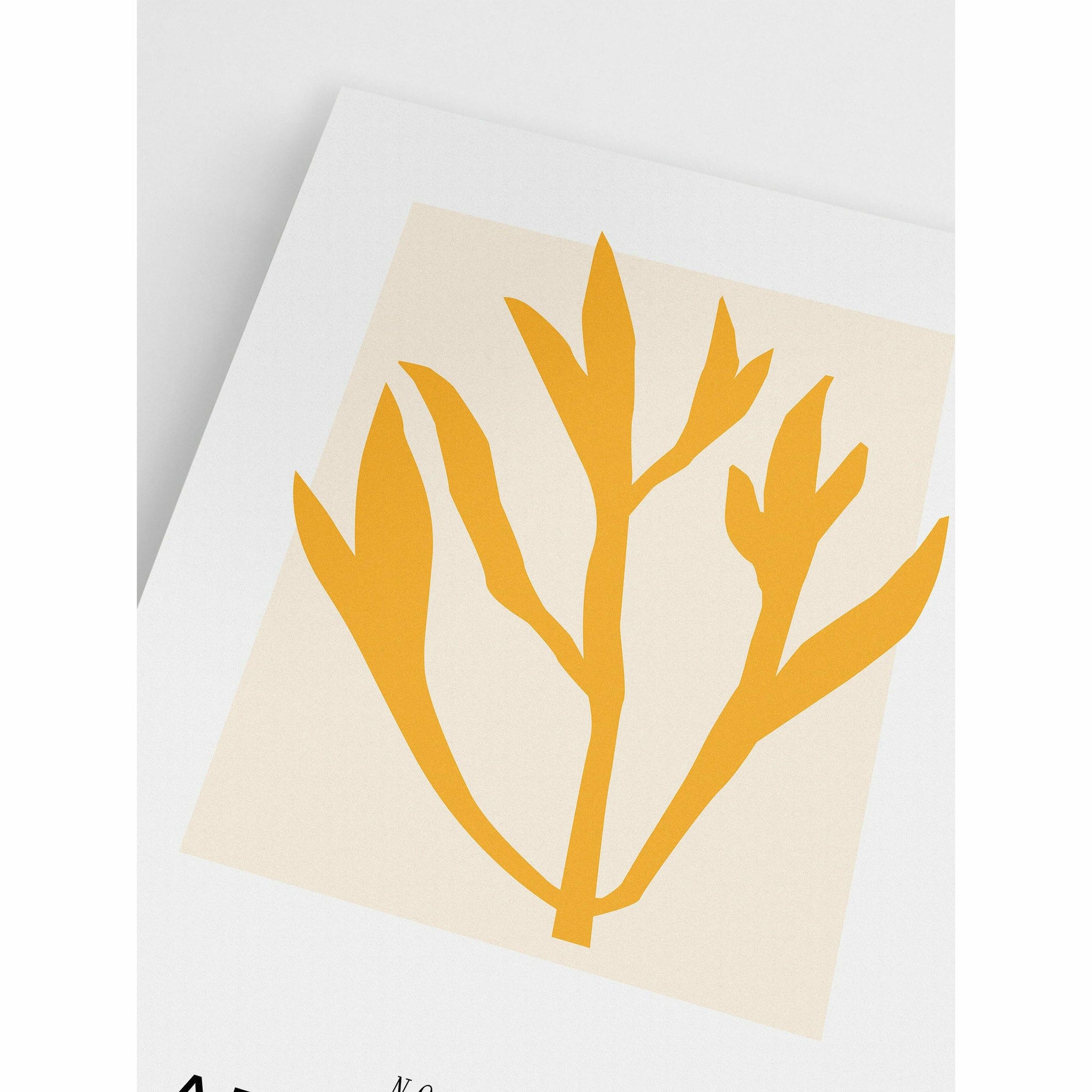 Yellow Foliage Digital Poster
