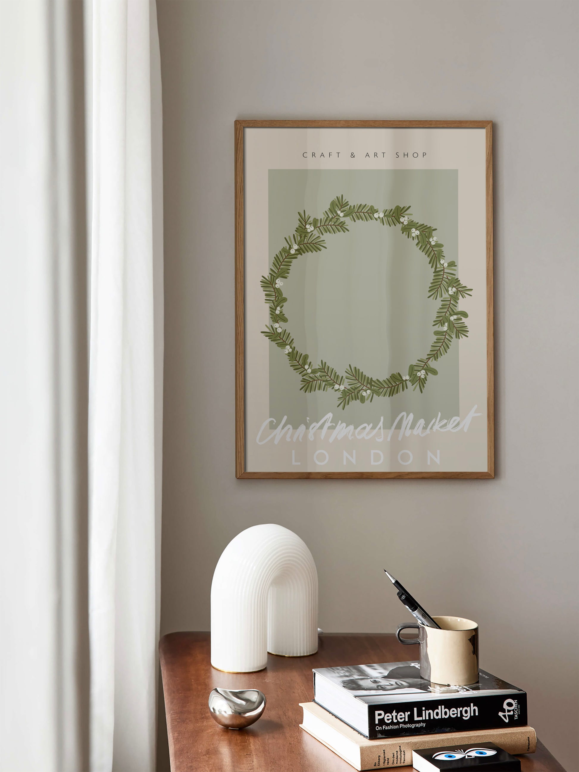 Christmas Market London Poster