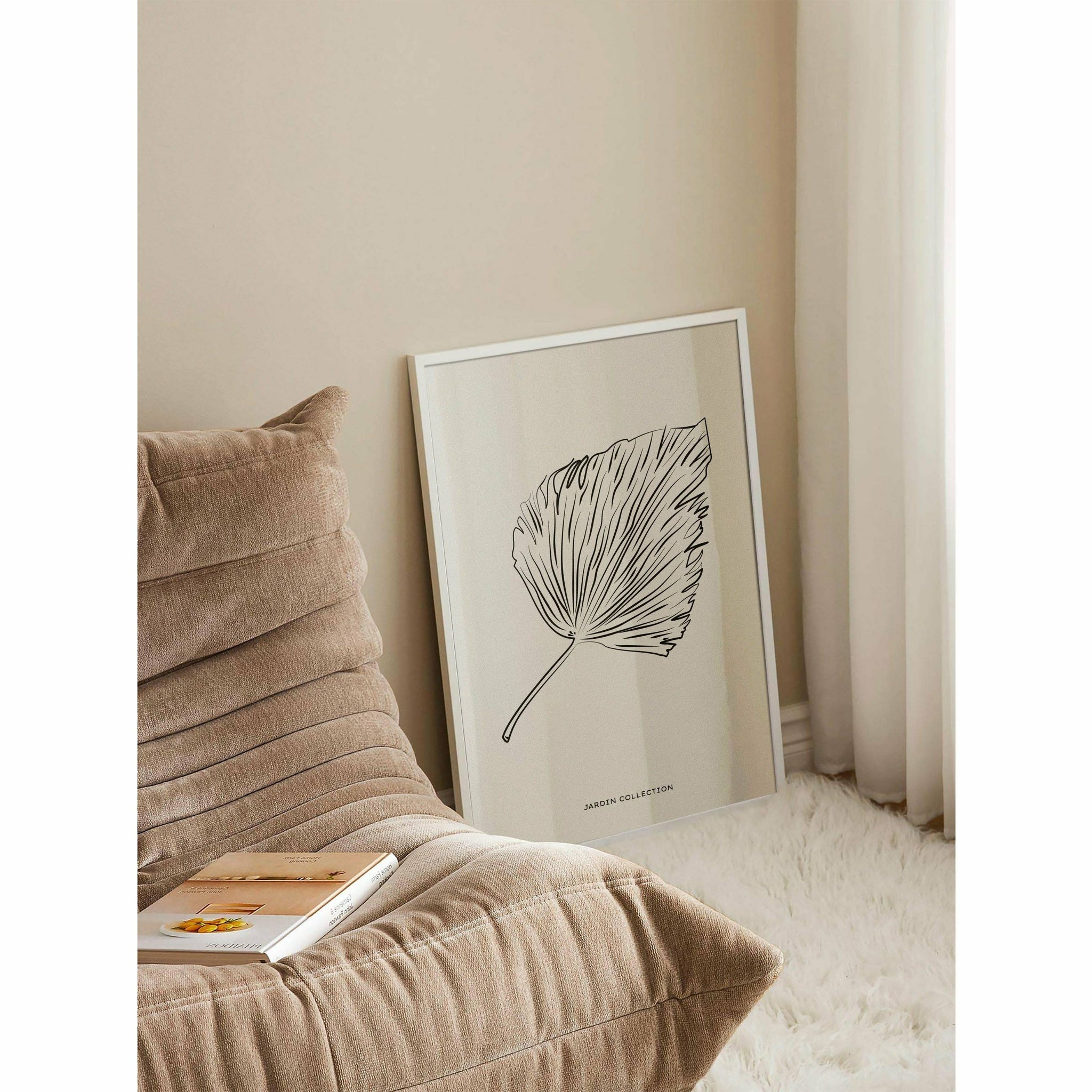 Neutral Palm Wall Decor Poster