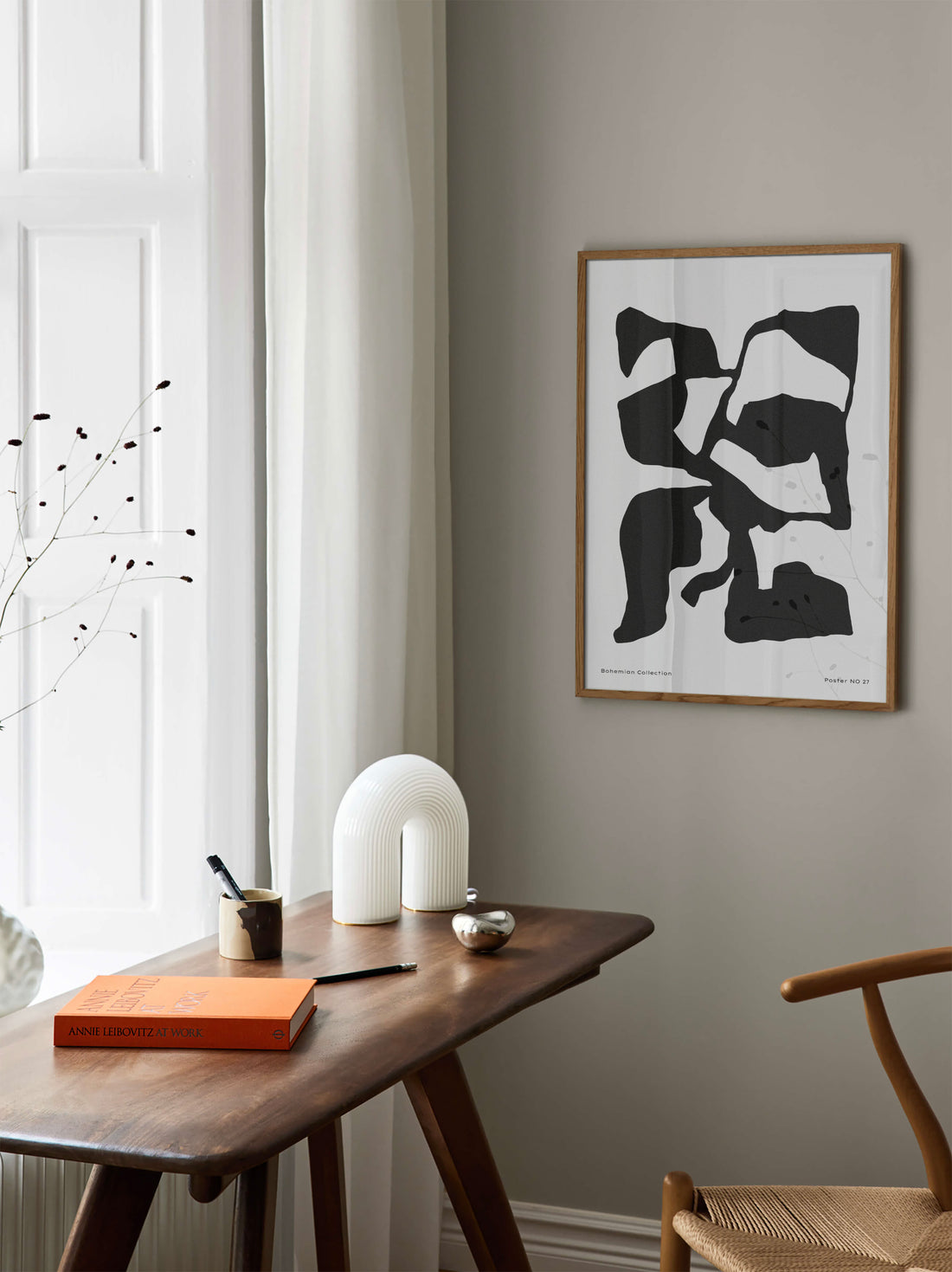 Black & White Abstract Wall Art