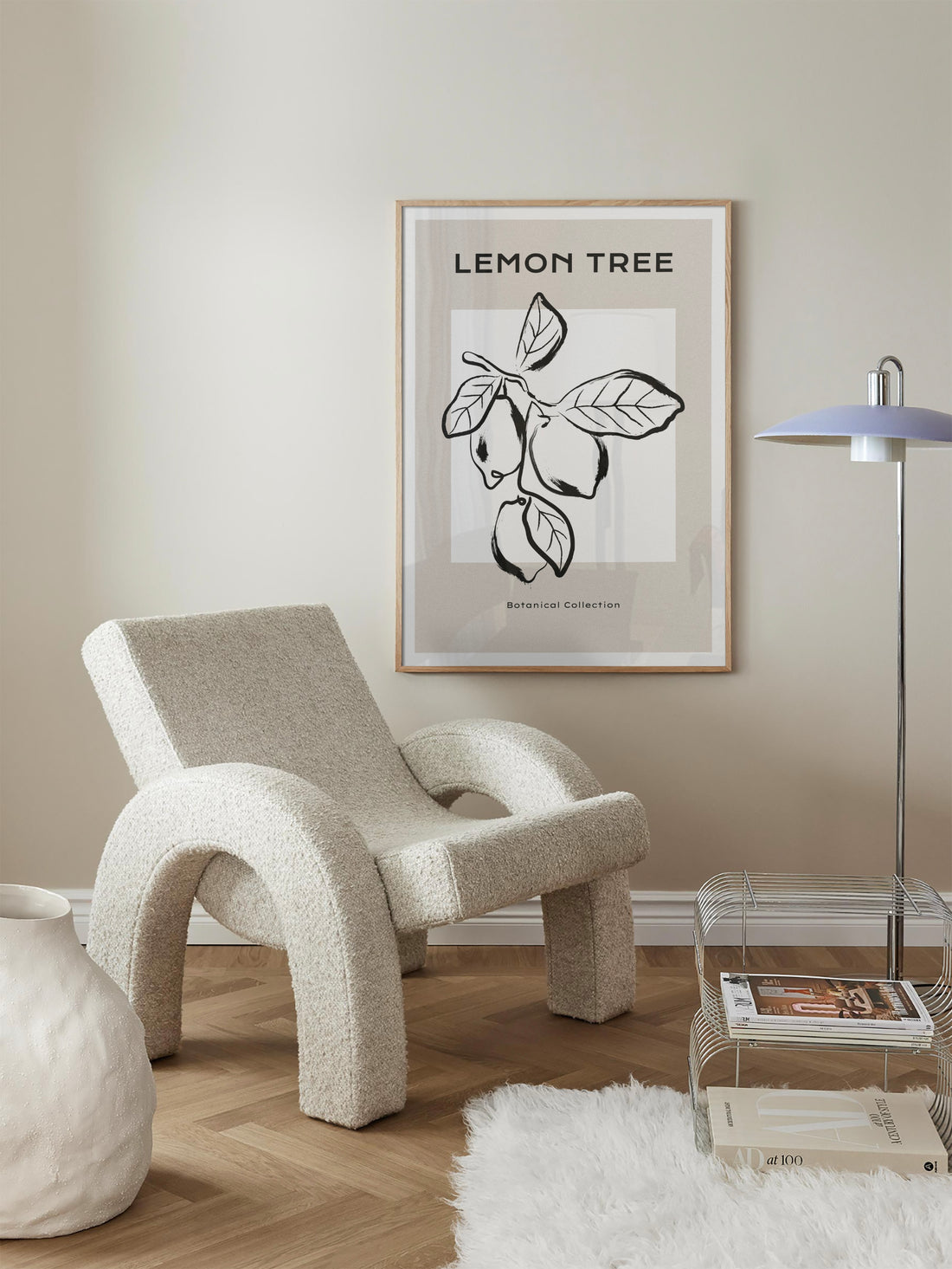Neutral Wall Art- Lemon Tree