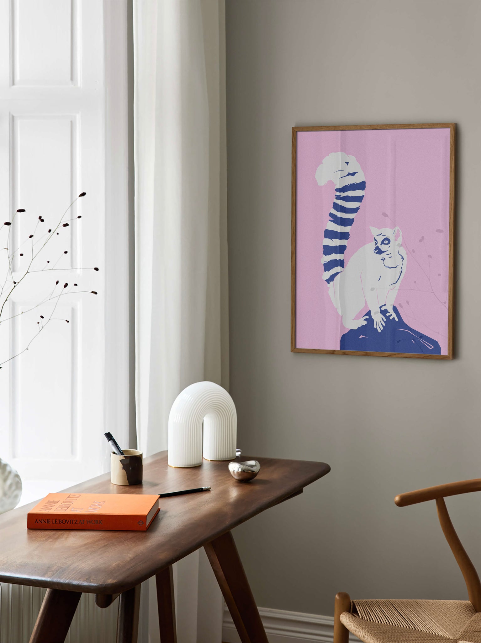 Abstract Lemurs Poster