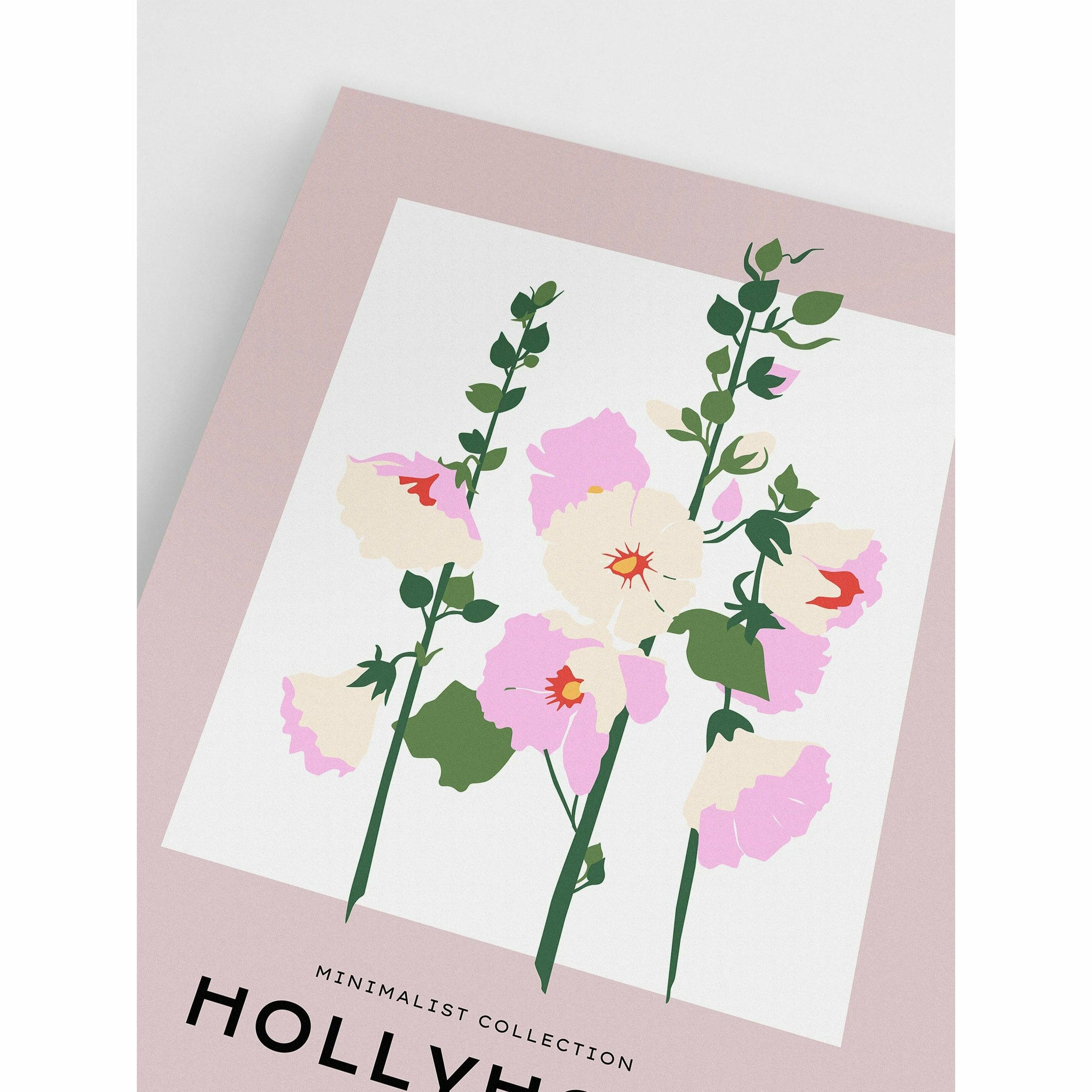 Hollyhock Bedroom Poster