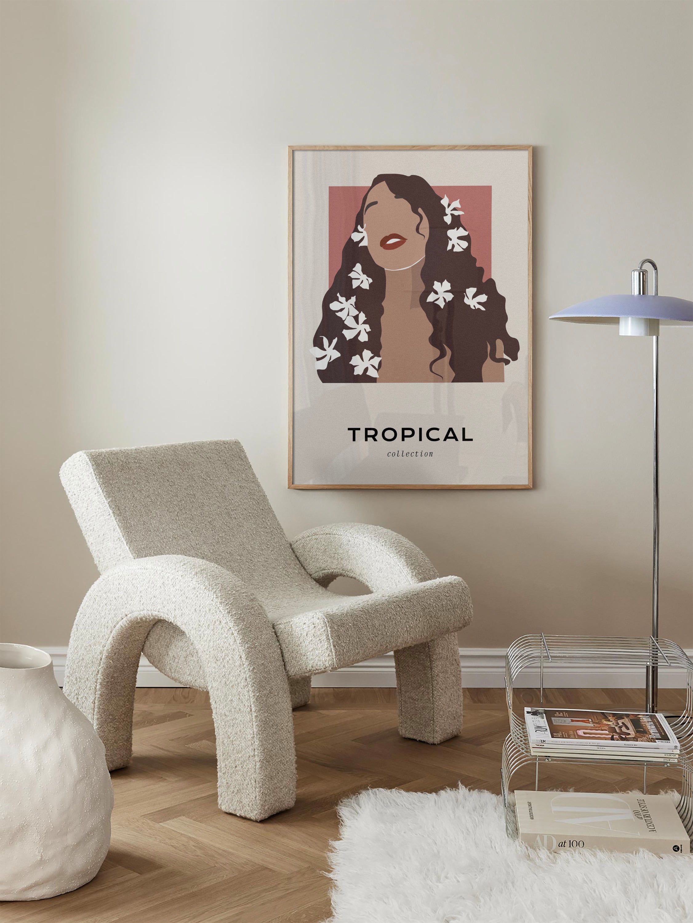 Tropical Woman Poster