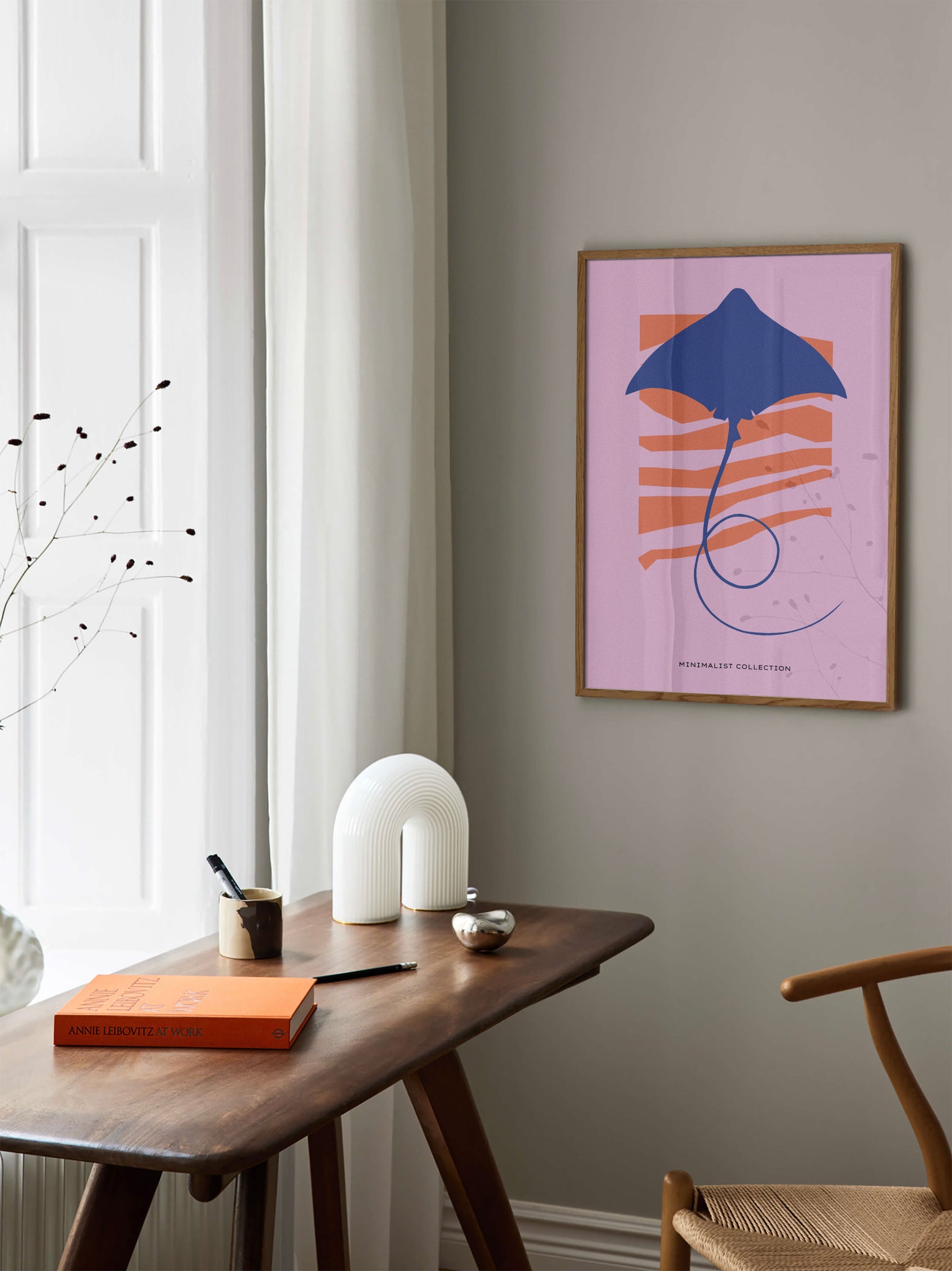 Ocean Life: Stingray Wall Art