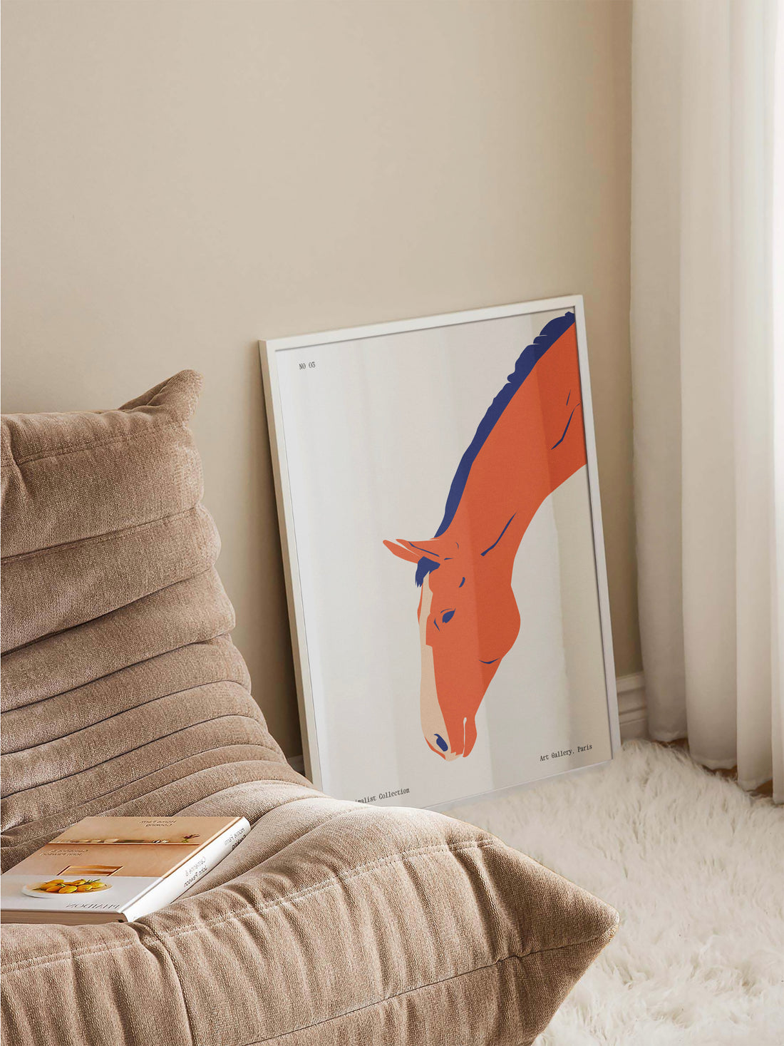 Minimalist Horse Drawing