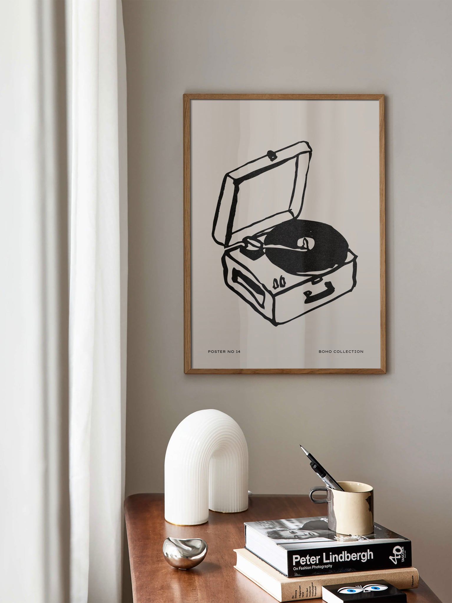 Record Player Poster