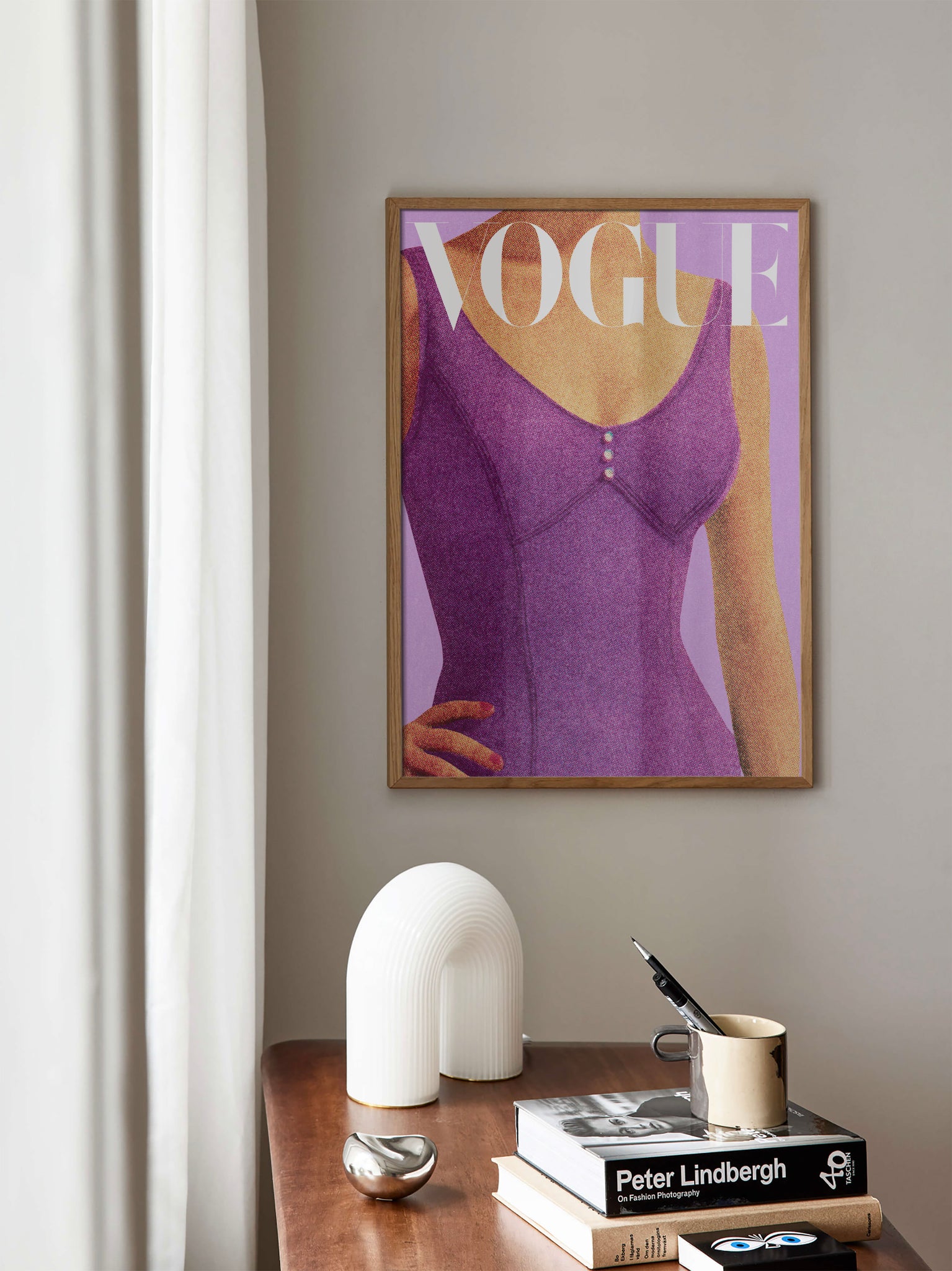 Vogue Purple Swimsuit poster