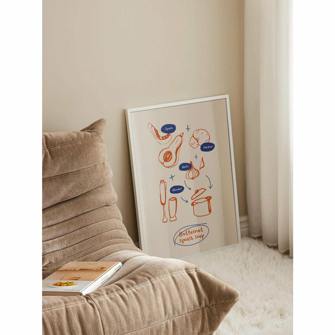Butternut Squash Soup Wall Art