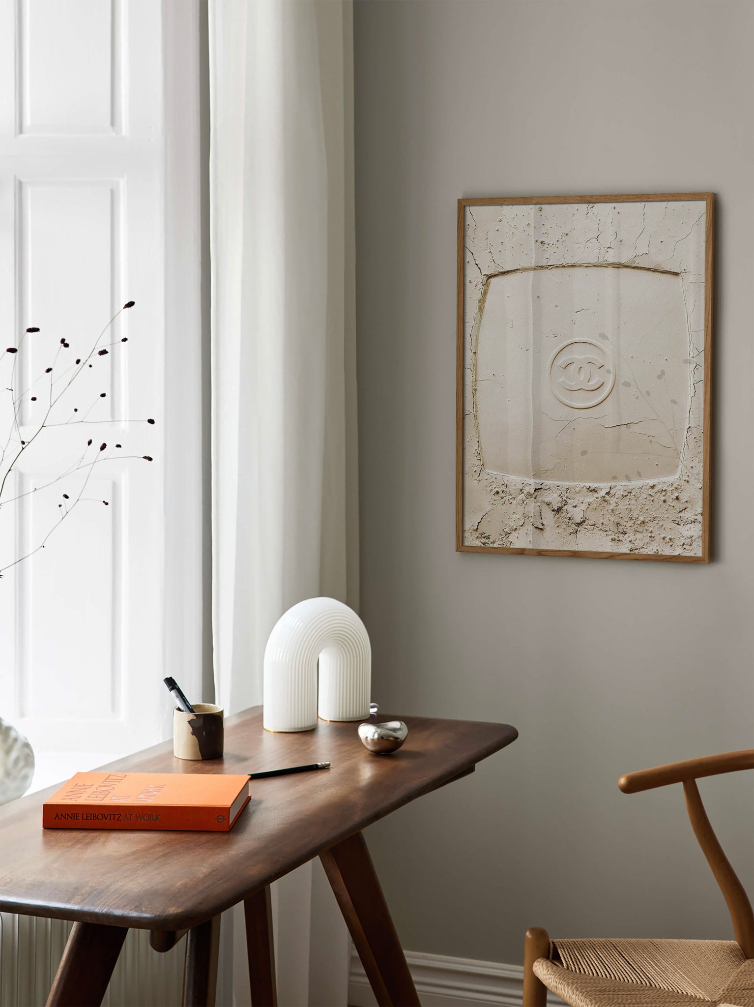 Stamped Chanel poster