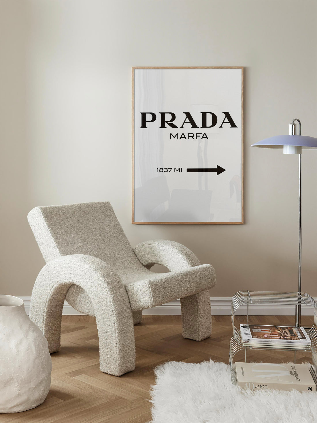 Prada Road Sign