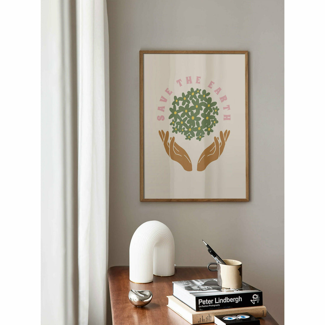 Save the Earth Vintage Poster Art