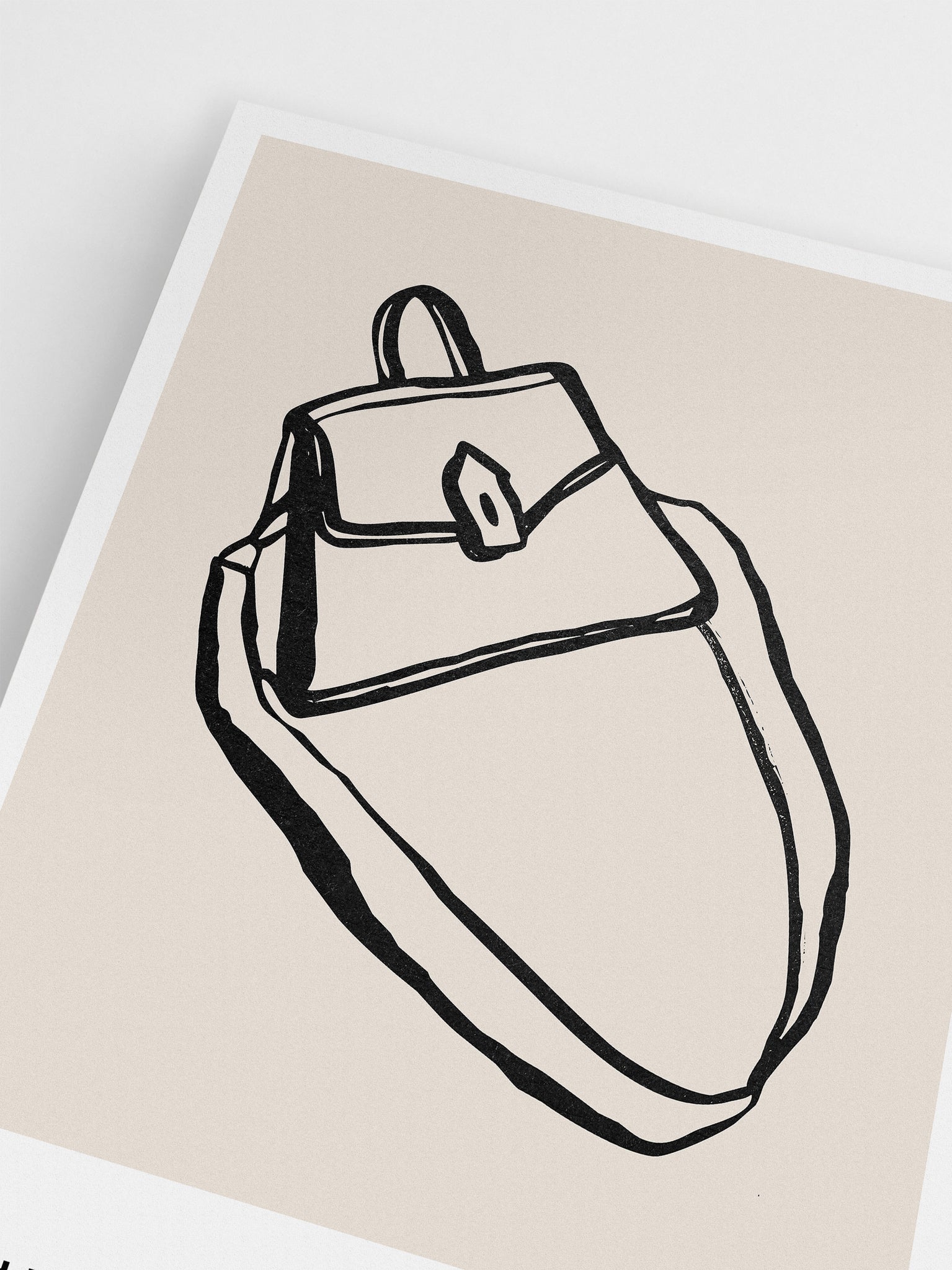Simplicity Purse Sketch Poster 