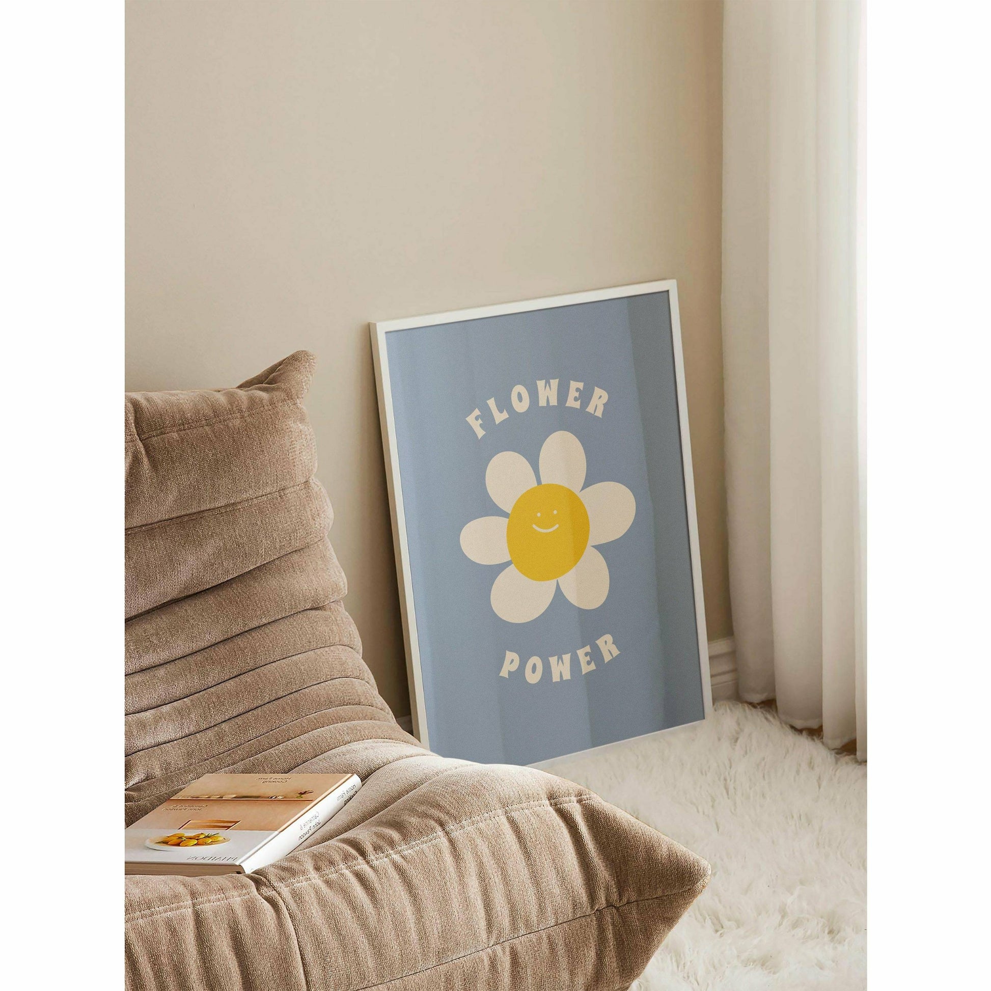 Vintage Flower Digital  Poster