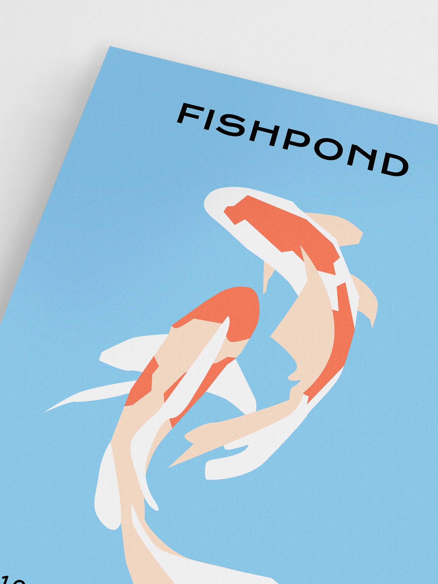 Koi Fishpond Wall Art