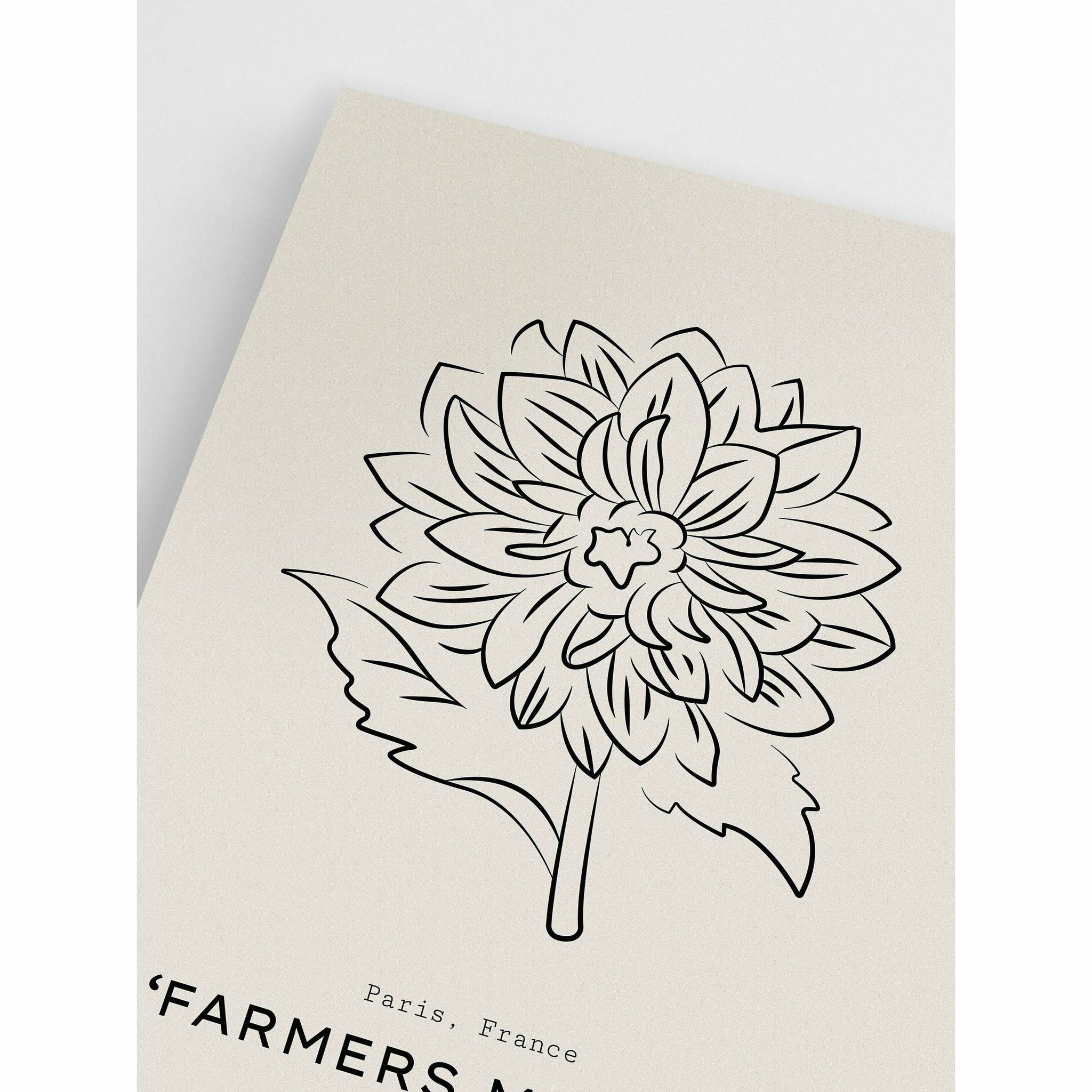 Florette Sketch Poster