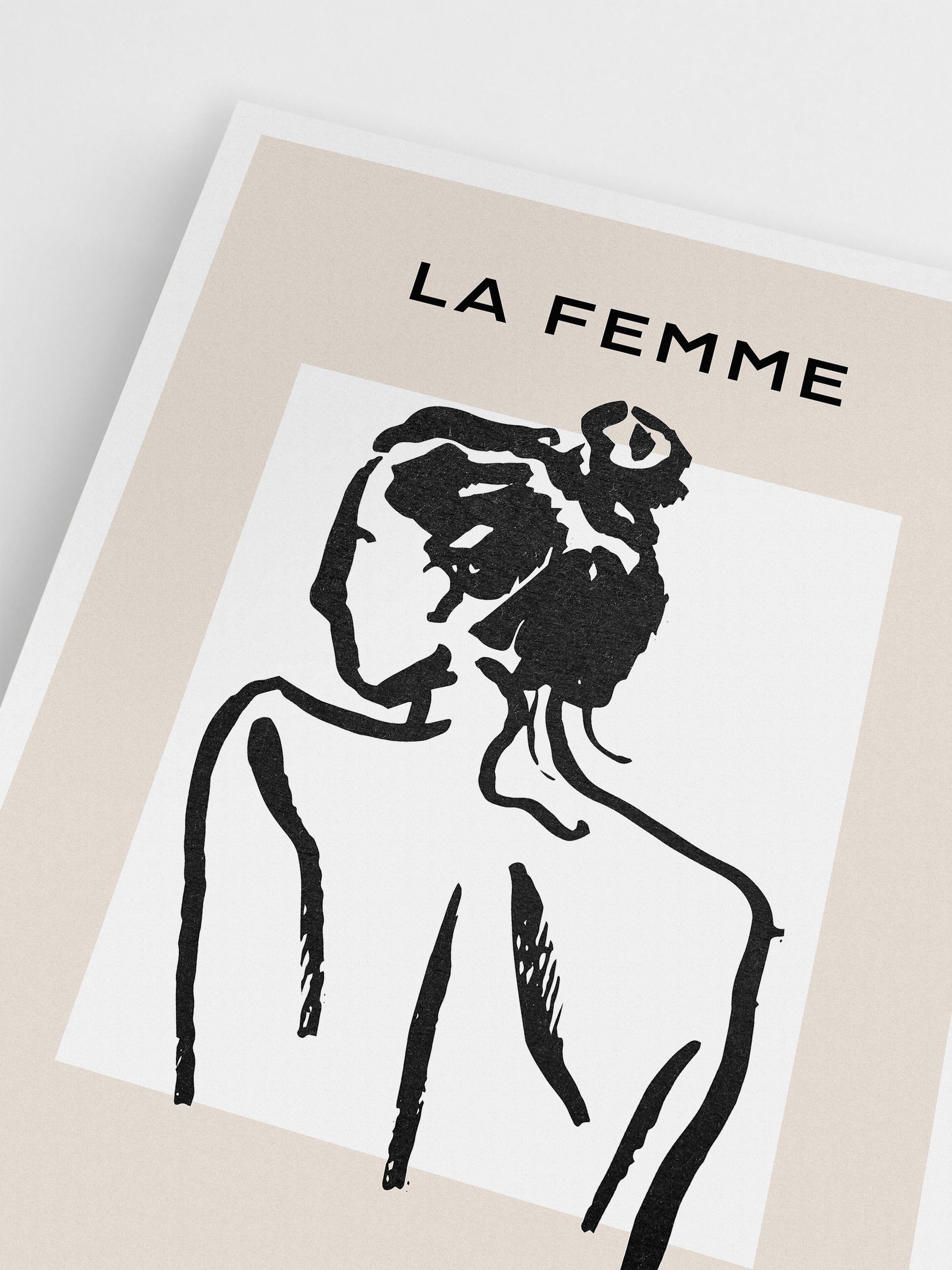 La Femme Back Wall Art