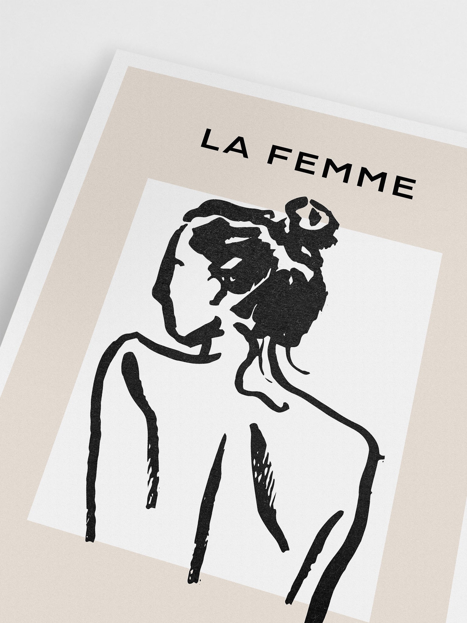 La Femme Back Wall Art