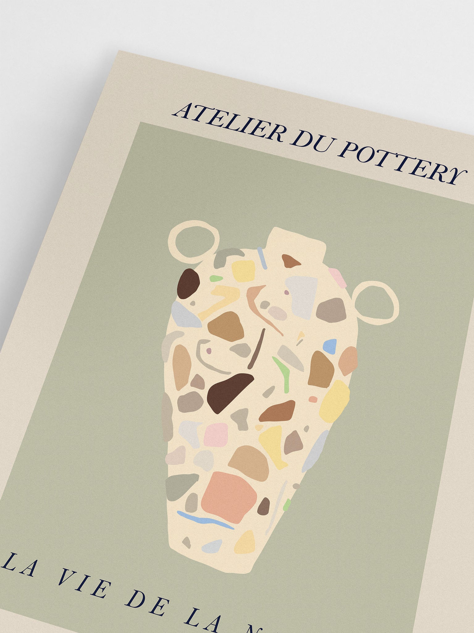 Abstract Pottery Print