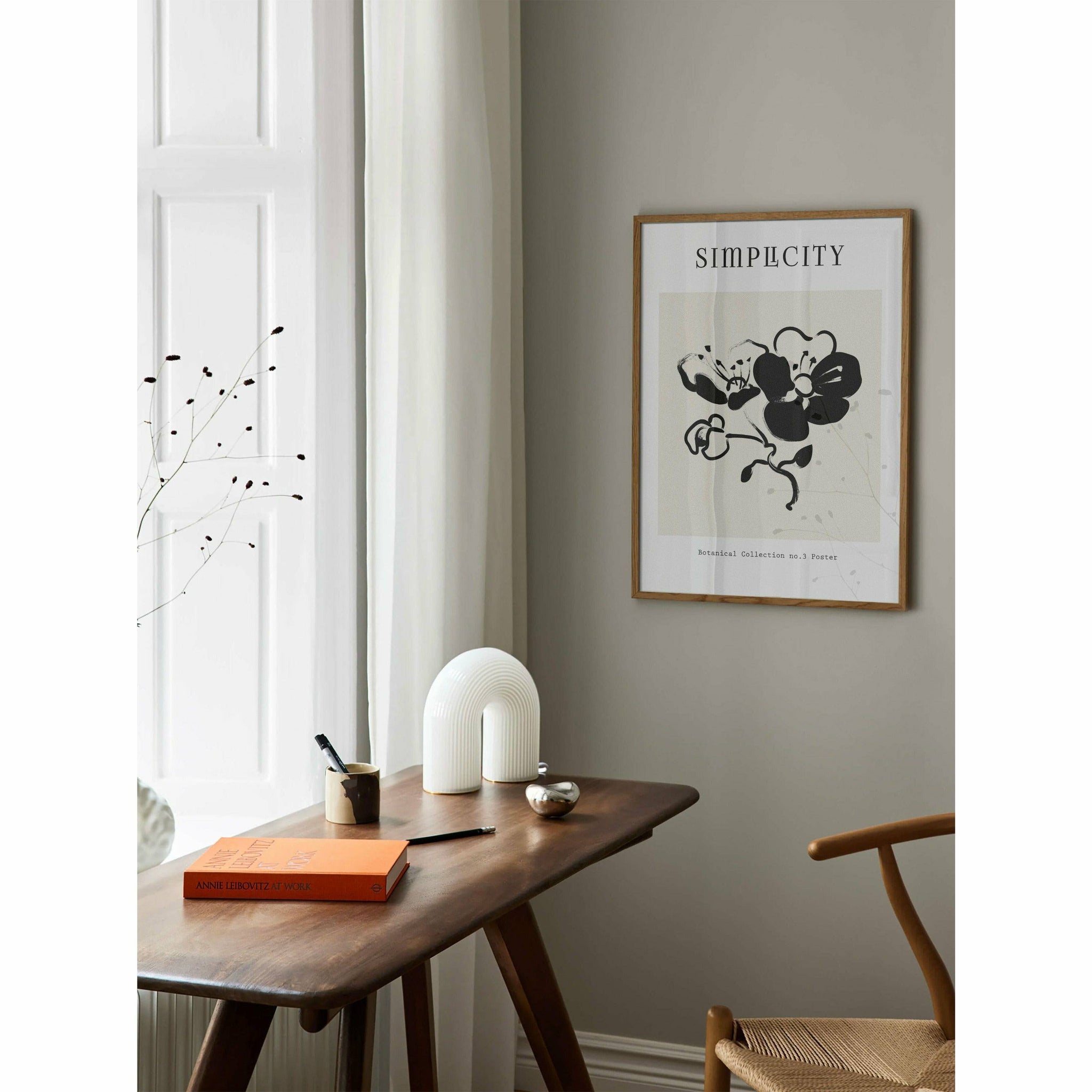 Brushed Flower Poster
