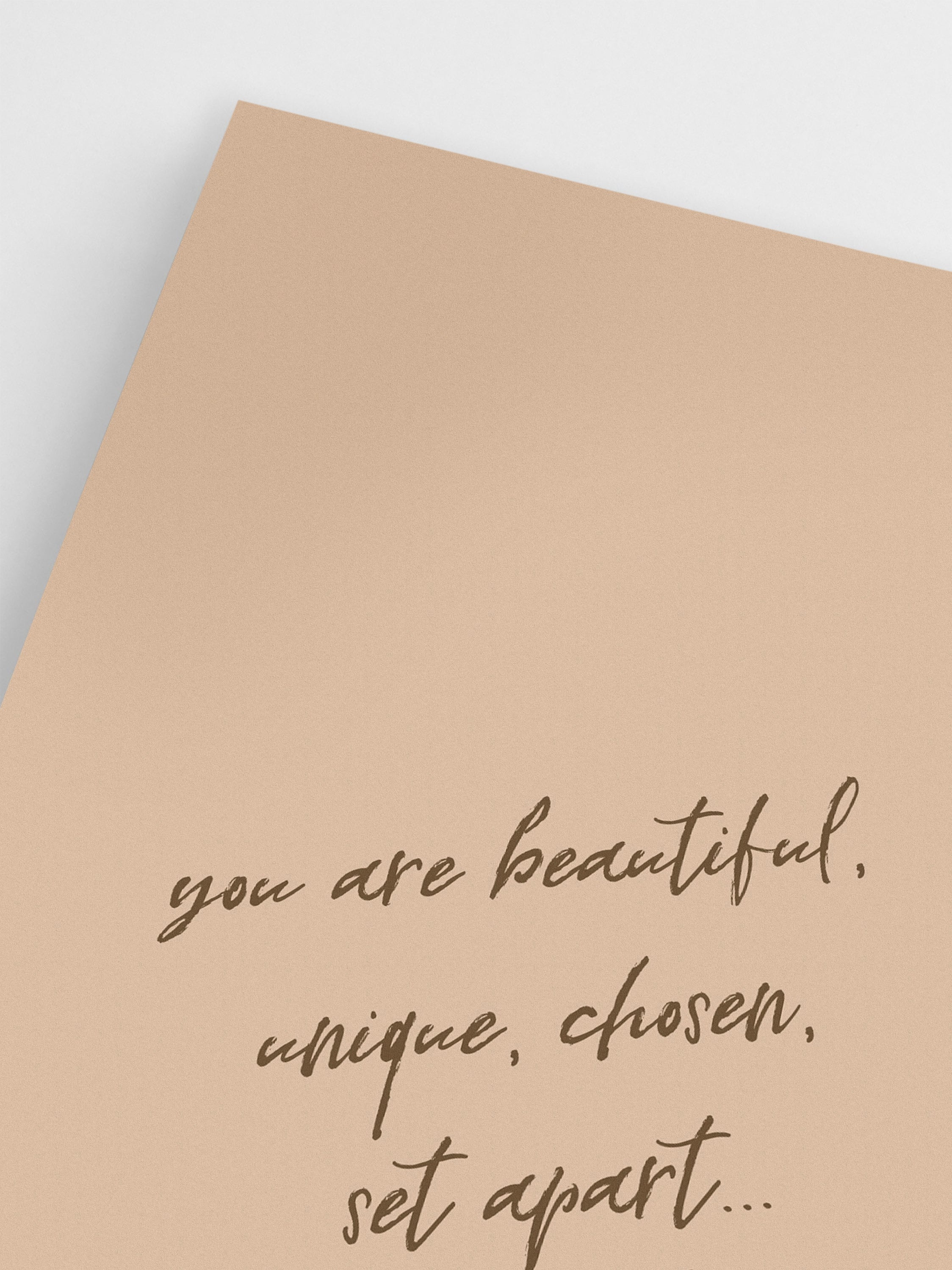 You Are Beautiful wall art