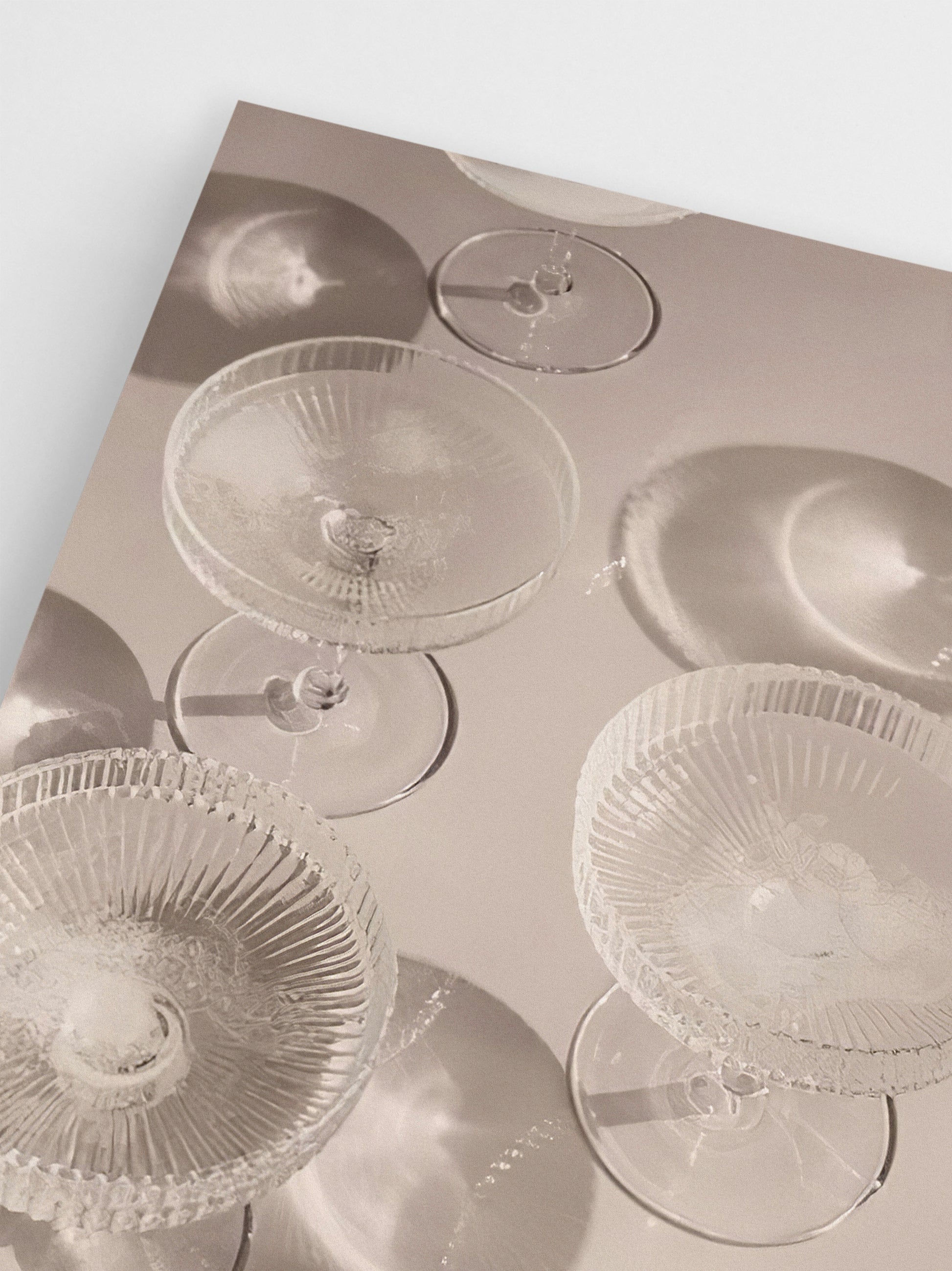 Champagne Glass Wallpaper wall art
