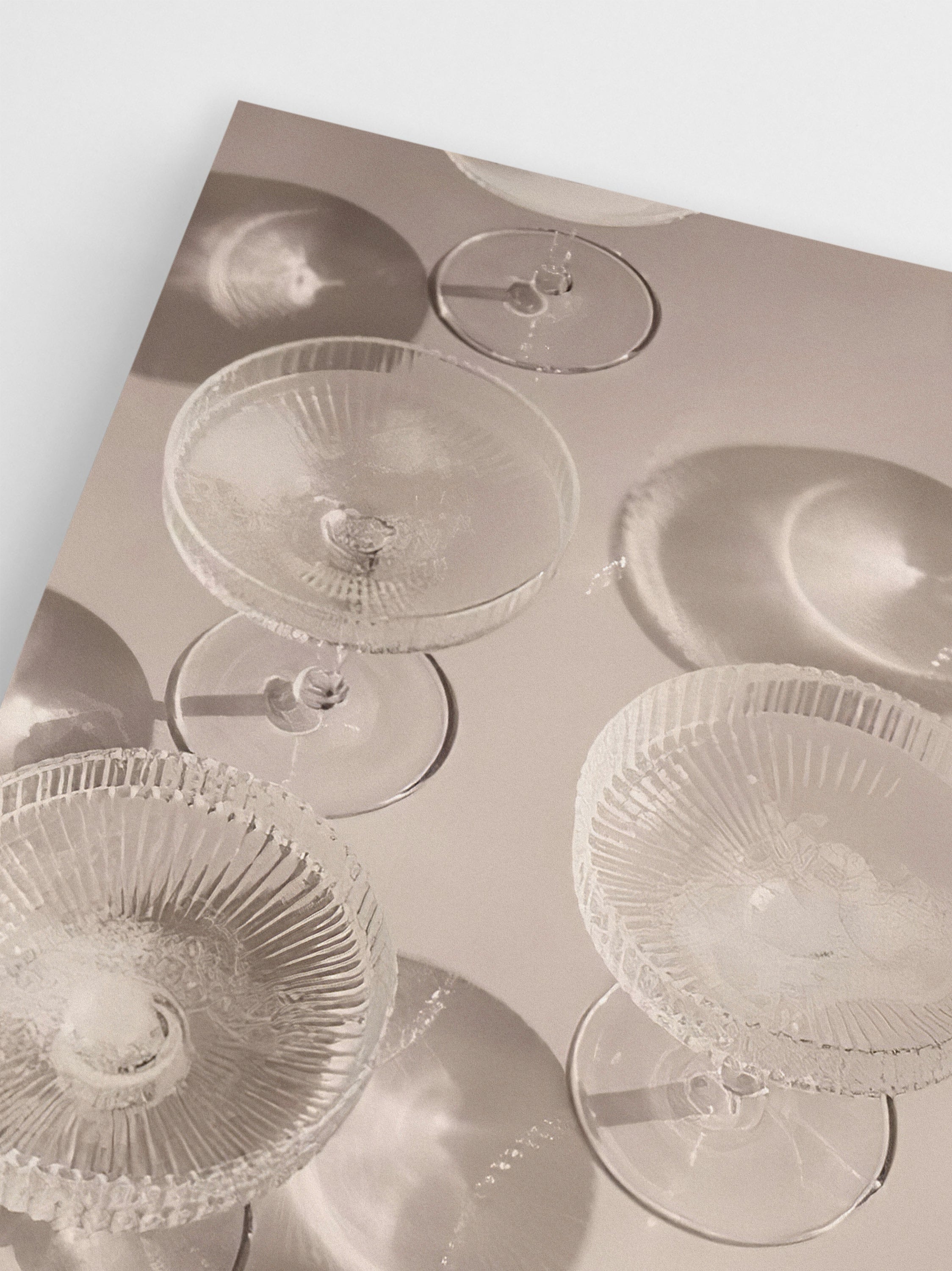 Champagne Glass Wallpaper wall art