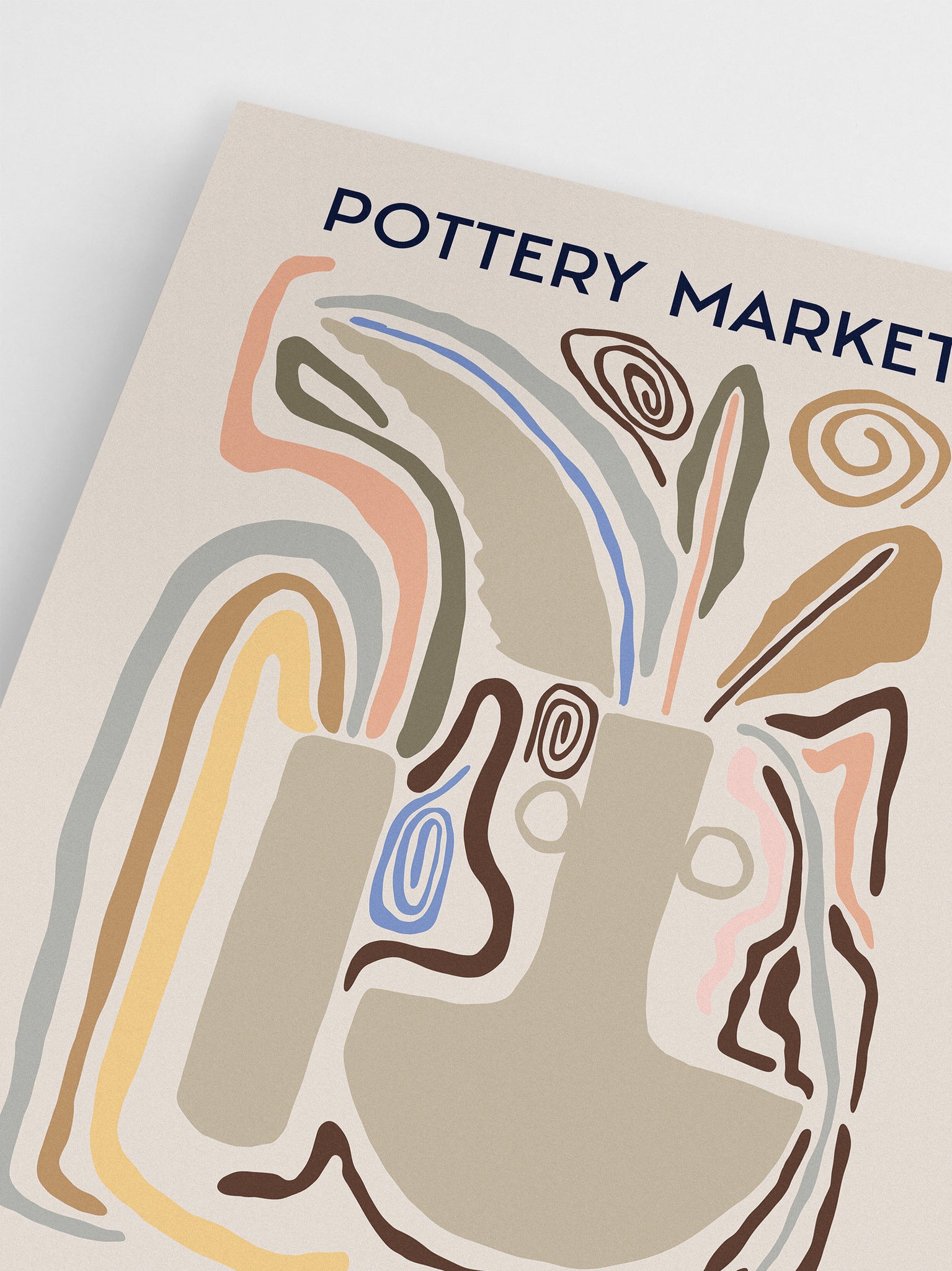 Perth Pottery Market Wall Art