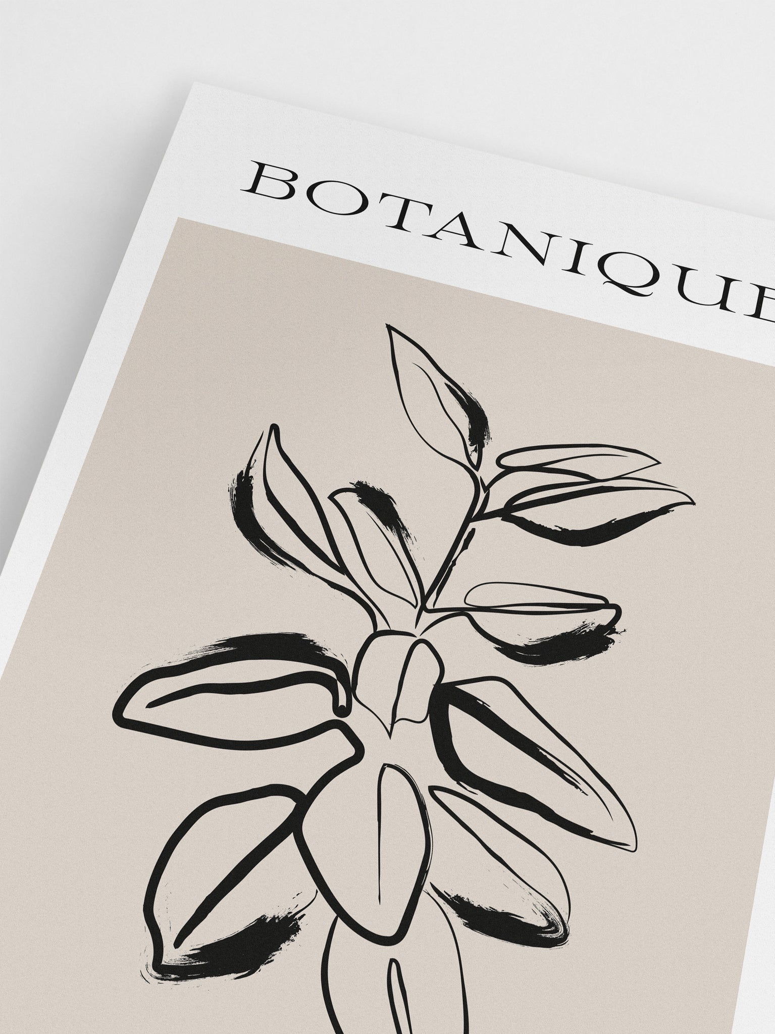 Neutral Plant Line Art