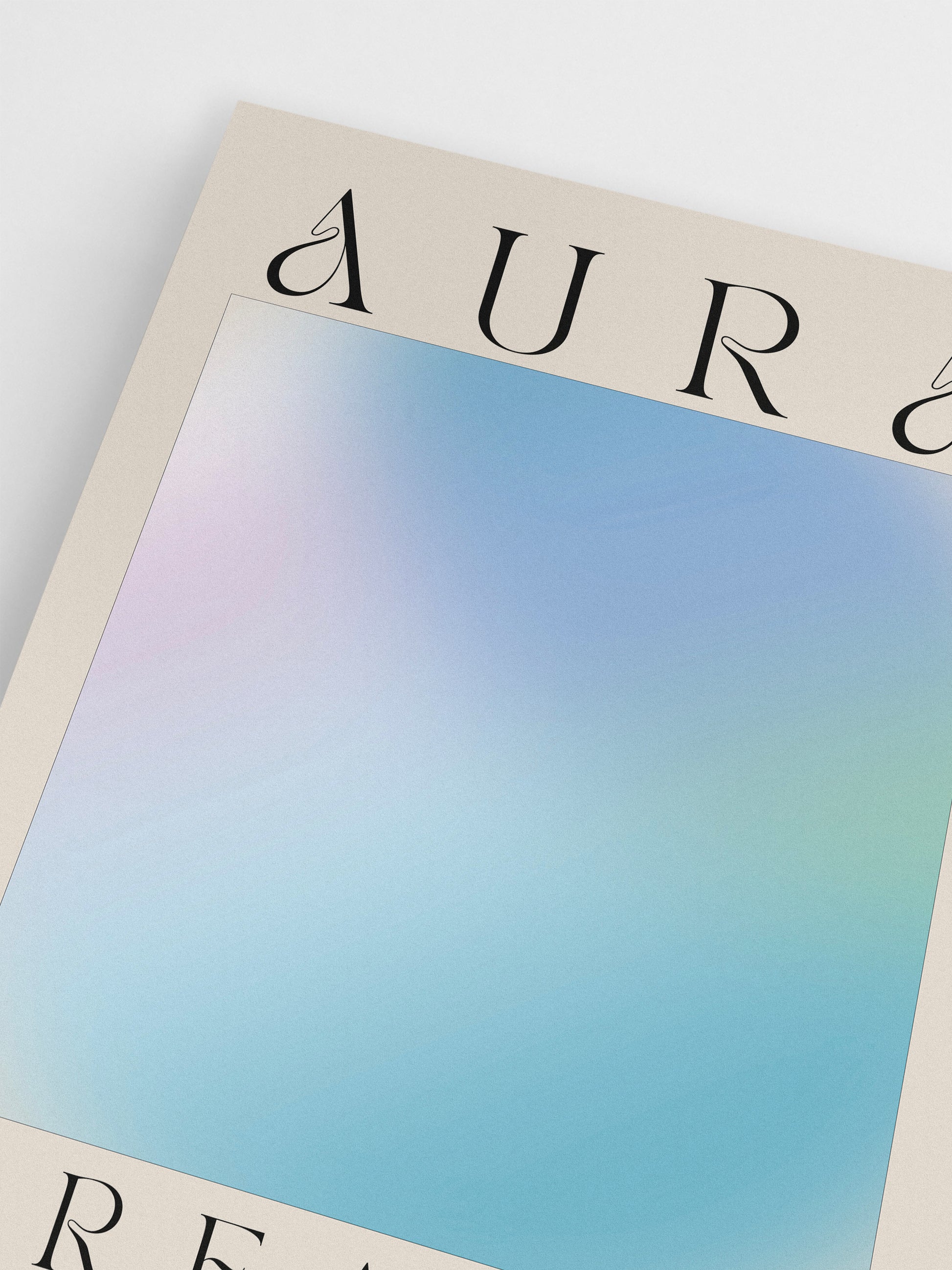Blue Aura Breathe wall art