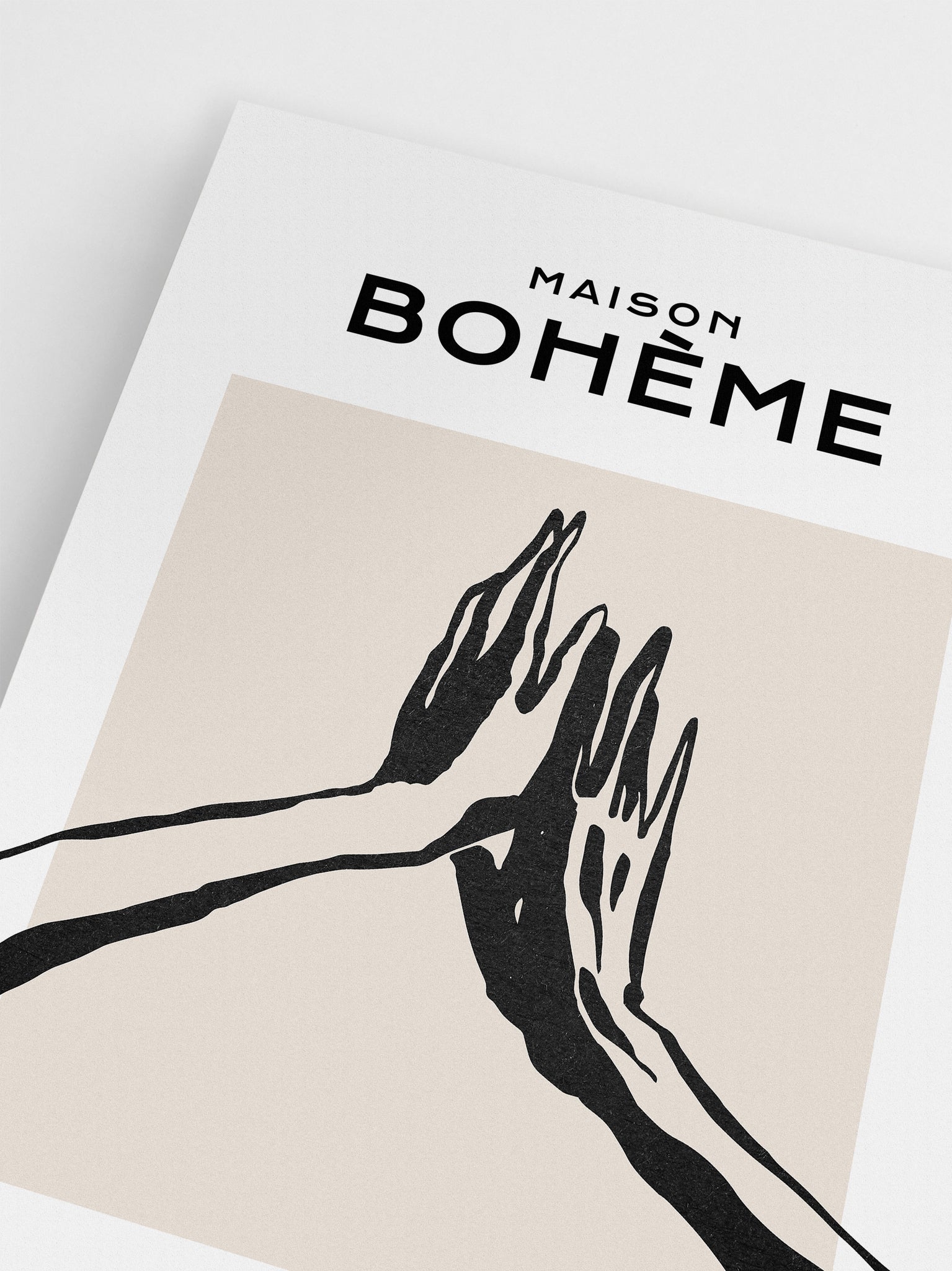Boheme Abstract Hands Wall Art